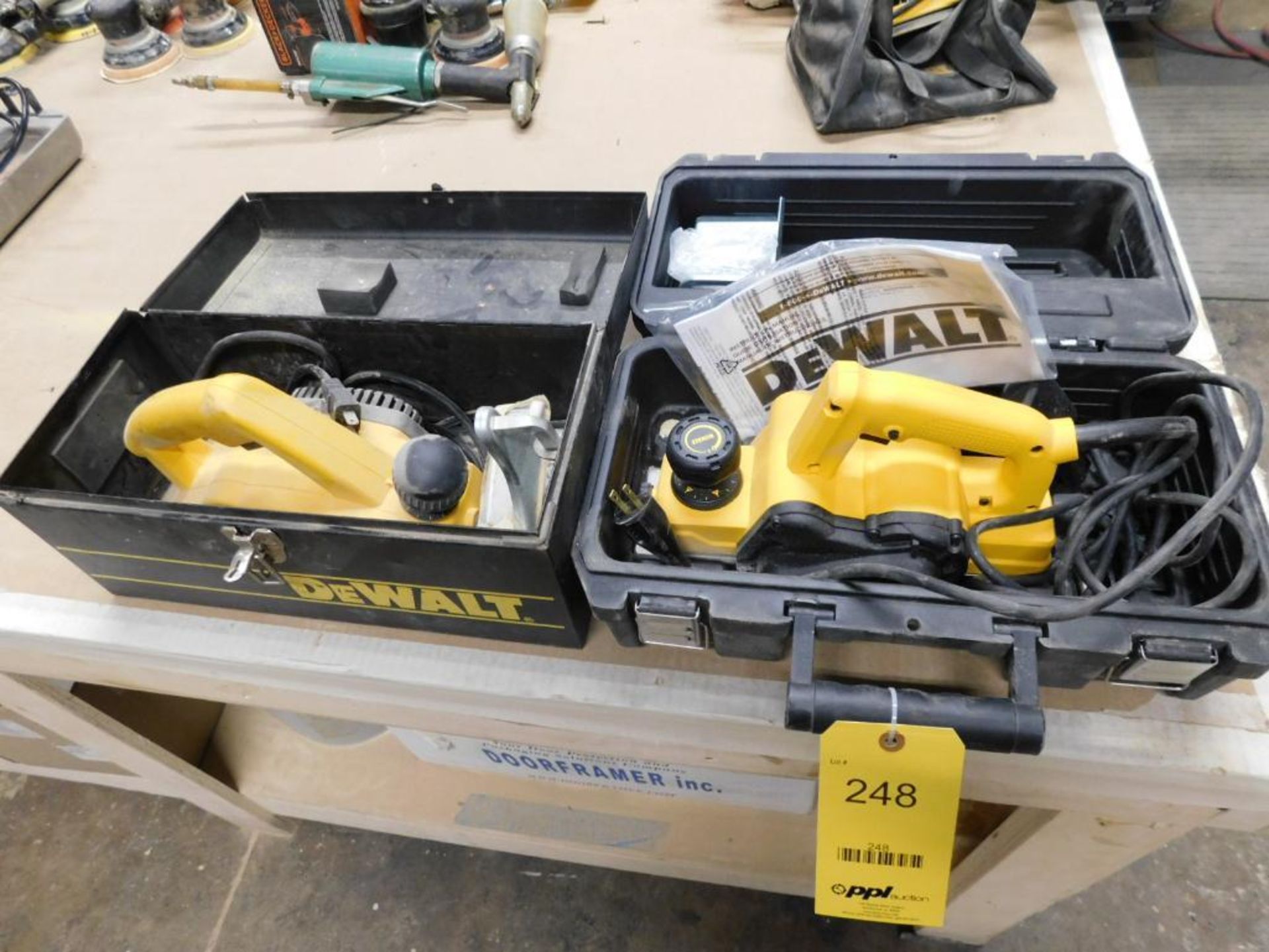 LOT: (2) Dewalt Power Planers