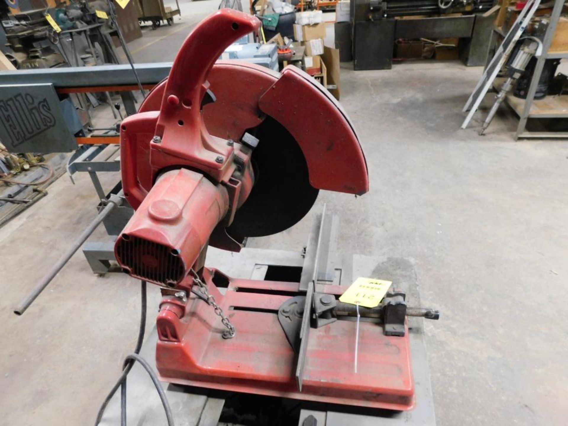 Milwaukee 14" Abrasive Chop Saw, Model 6175, S/N 98302185, 15 Amp Motor, Stock Clamp, Steel Table Mo - Image 2 of 4