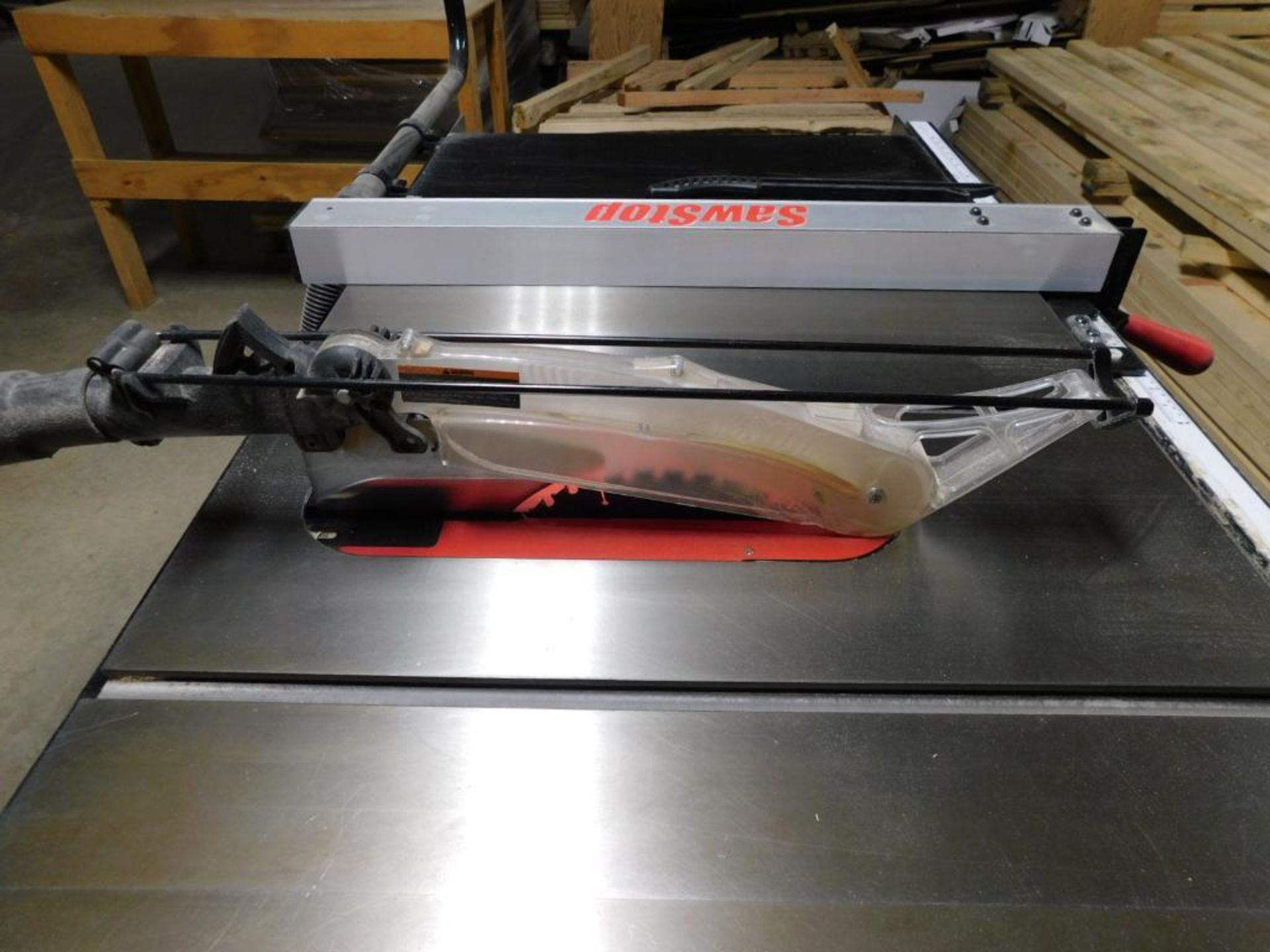 Sawstop Table Saw, Model PCS31230, S/N P143532367 (2014), Extended Table W/Fence - Image 6 of 7