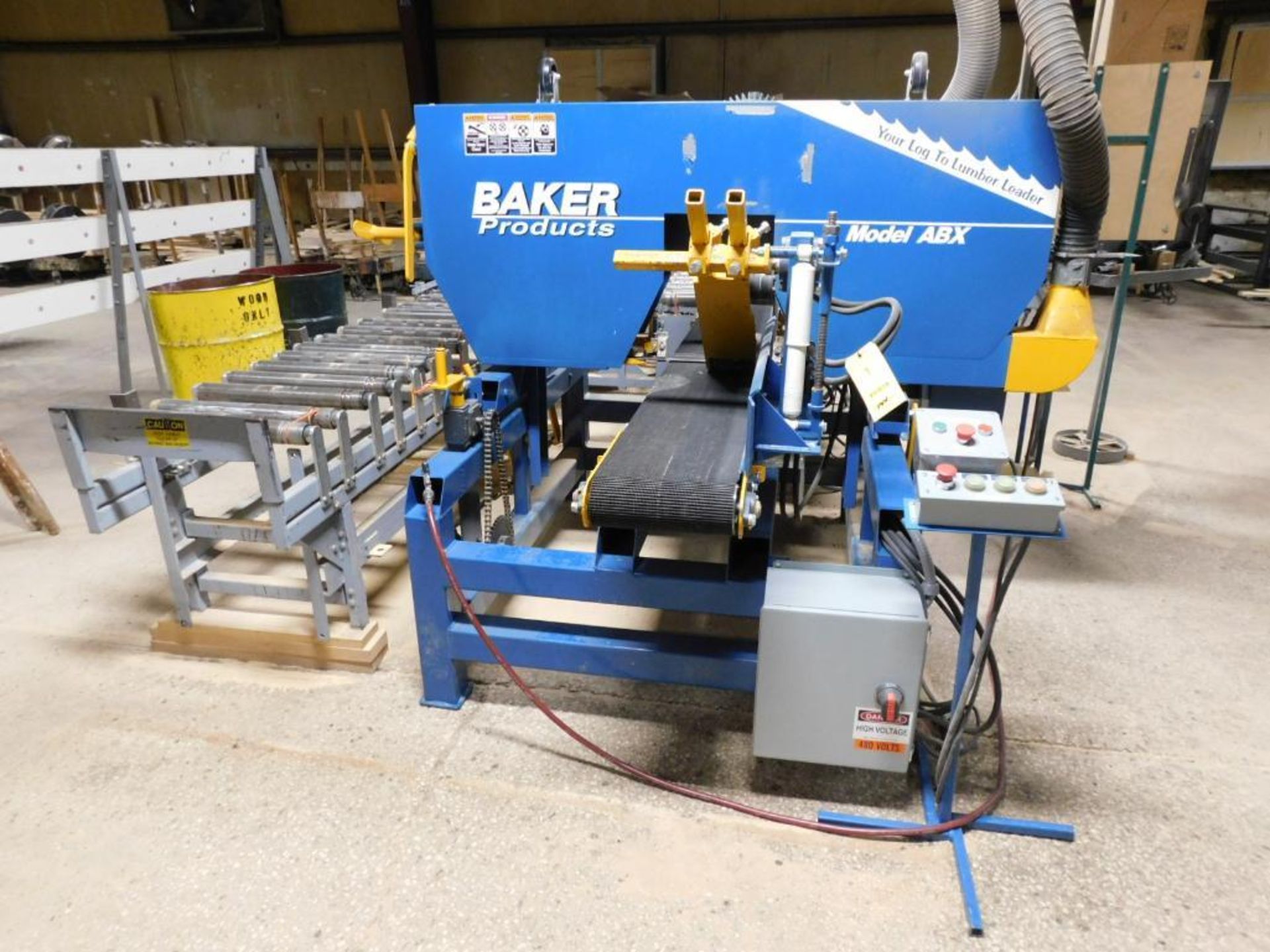 Baker Products Single Head Resaw, Model ABX-BBR-O, S/N 07-3940 (2017), 11-1/2" Belt Conveyor, Cross