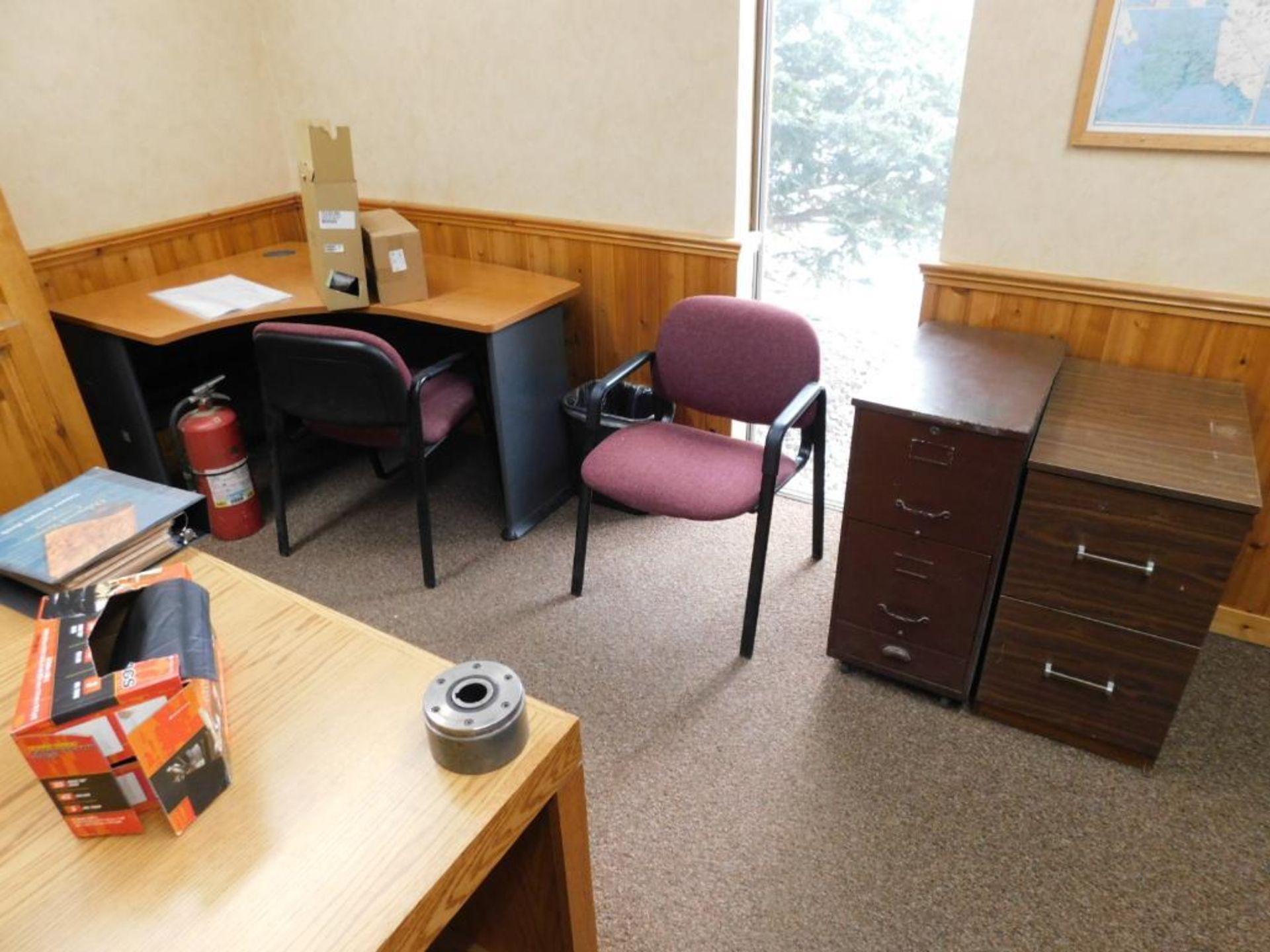 LOT: Contents of Main Office (NO ART, NO ELECTRONICS, NOTHING ATTACHED TO WALLS) - Image 7 of 27