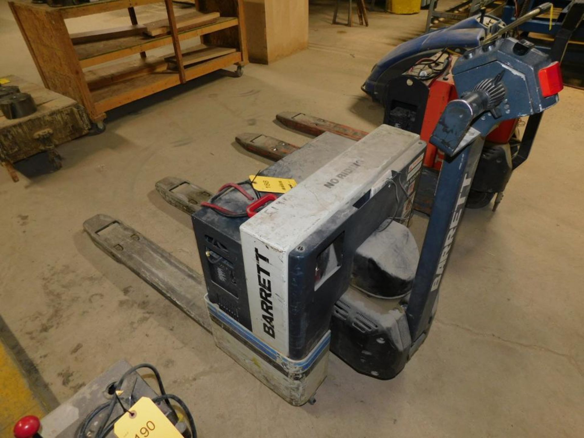 Barrett Walk Behind Electrohydraulic Pallet Jack, Model EWP-40, S/N 38-12500, 24v System, 4500 lb. t - Image 3 of 5