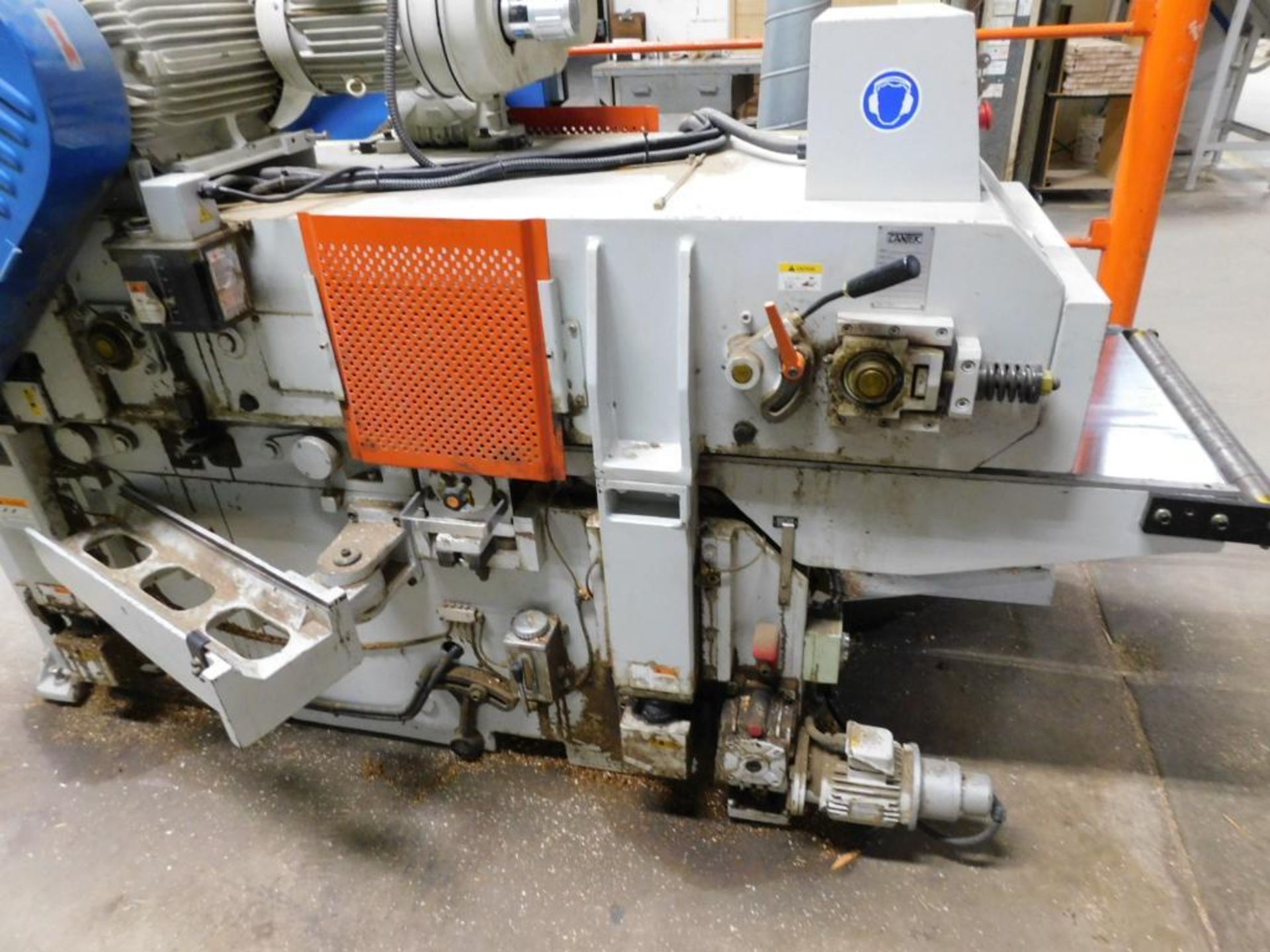 Cantek 25" Double Surface Planer, Model GT-635-ARD, S/N H-1962 (2004), Helical Head, DP525 PLC Contr - Image 5 of 11