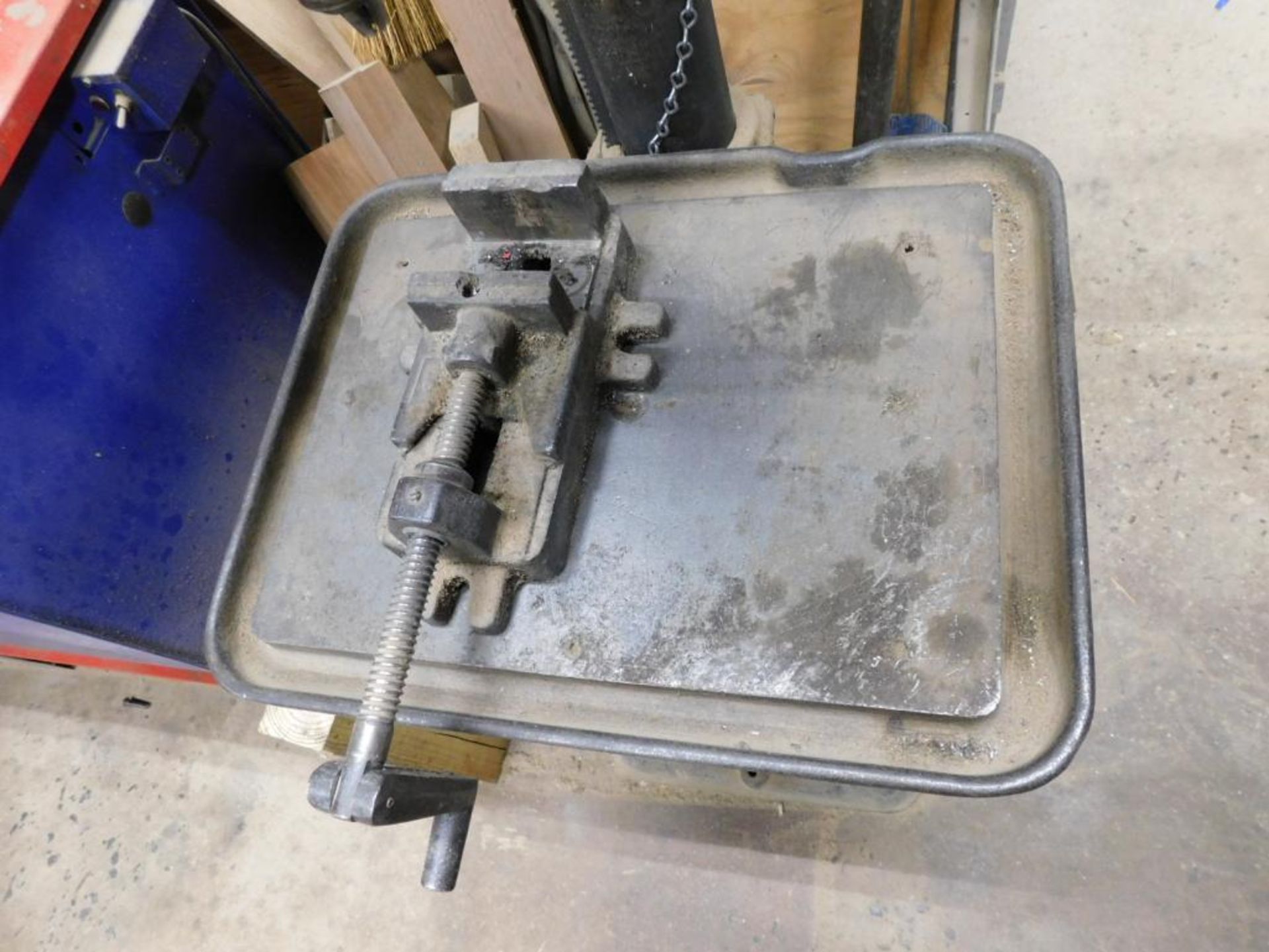 Delta 16" Pedestal Drill Press, Model/S/N 28-2690, 17" x 12" Work Table - Image 5 of 5