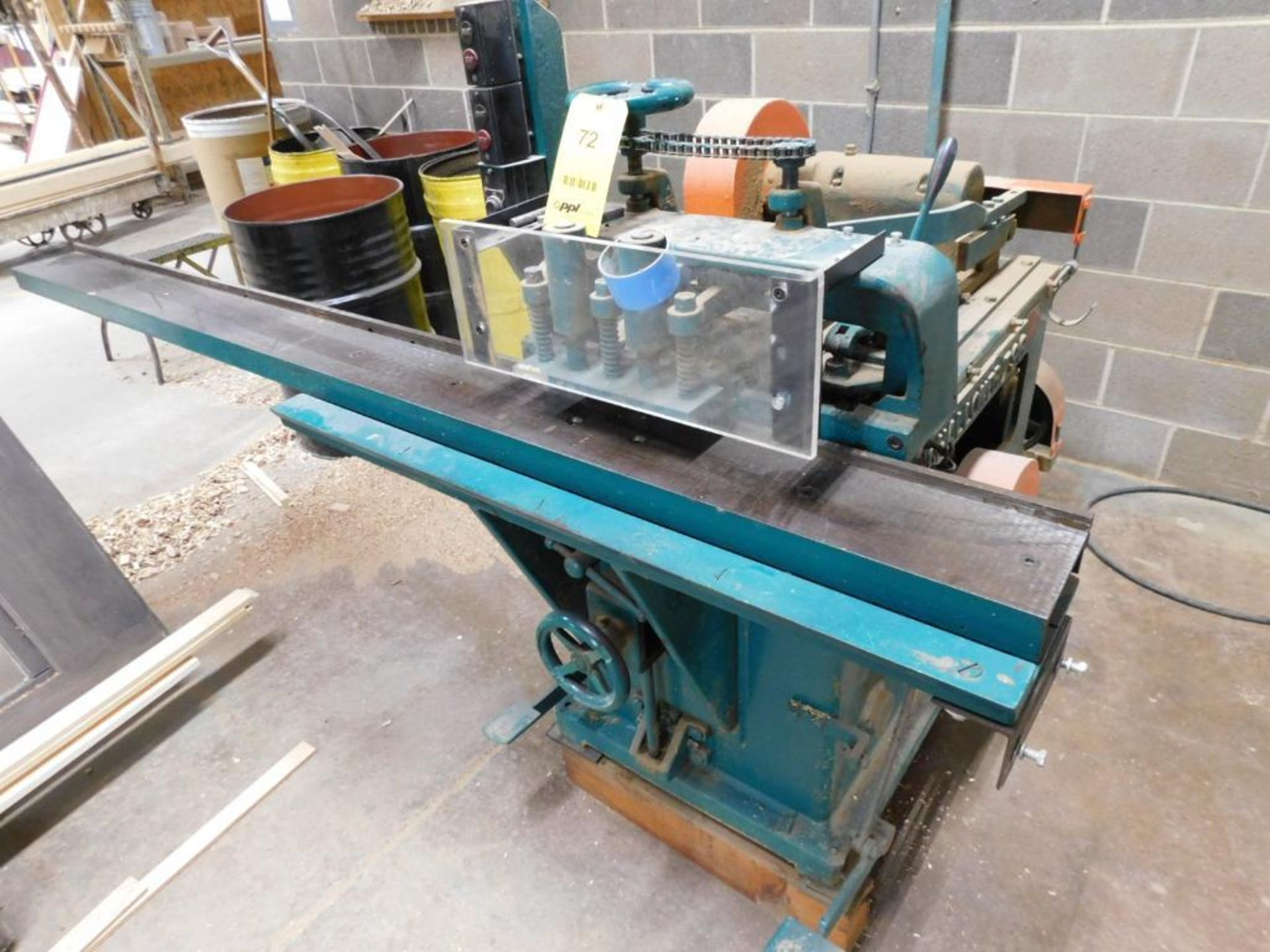 Challoner 4-Position Horizontal Bore Machine, Model 796, S/N 8171, Mechanical Clamping, 12' Table, P - Image 2 of 7