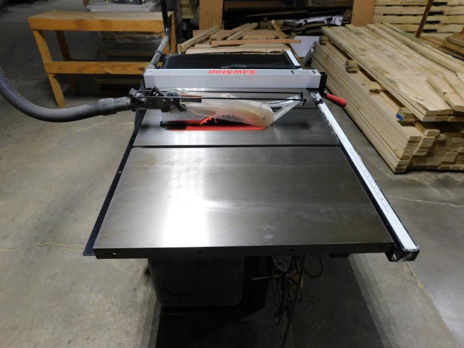Sawstop Table Saw, Model PCS31230, S/N P143532367 (2014), Extended Table W/Fence - Image 5 of 7