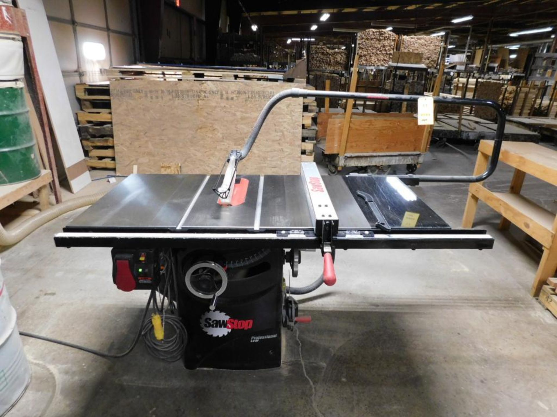 Sawstop Table Saw, Model PCS31230, S/N P143532367 (2014), Extended Table W/Fence