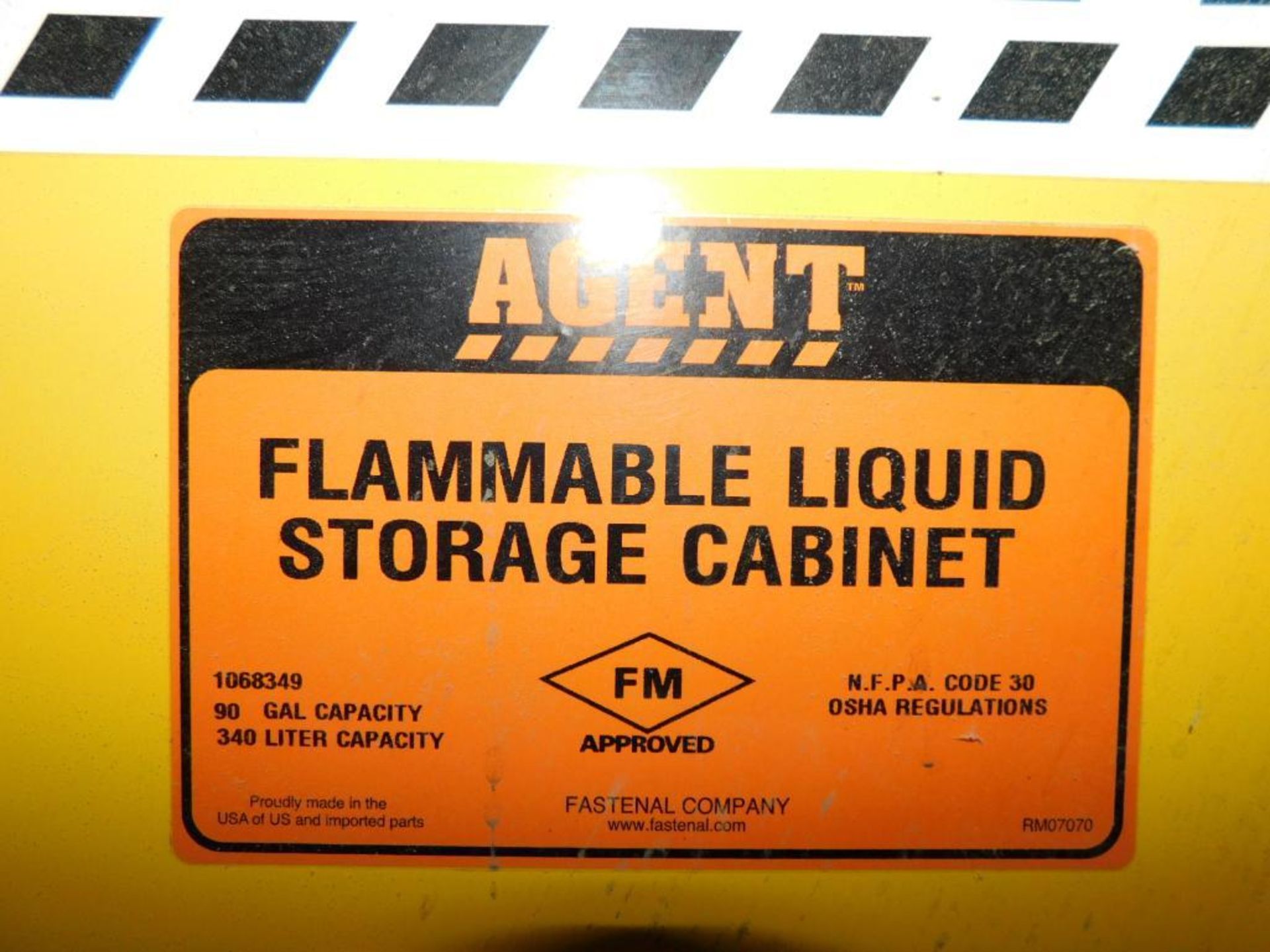 Agent 90-Gallon Flammable Liquid Storage Cabinet - Image 3 of 3