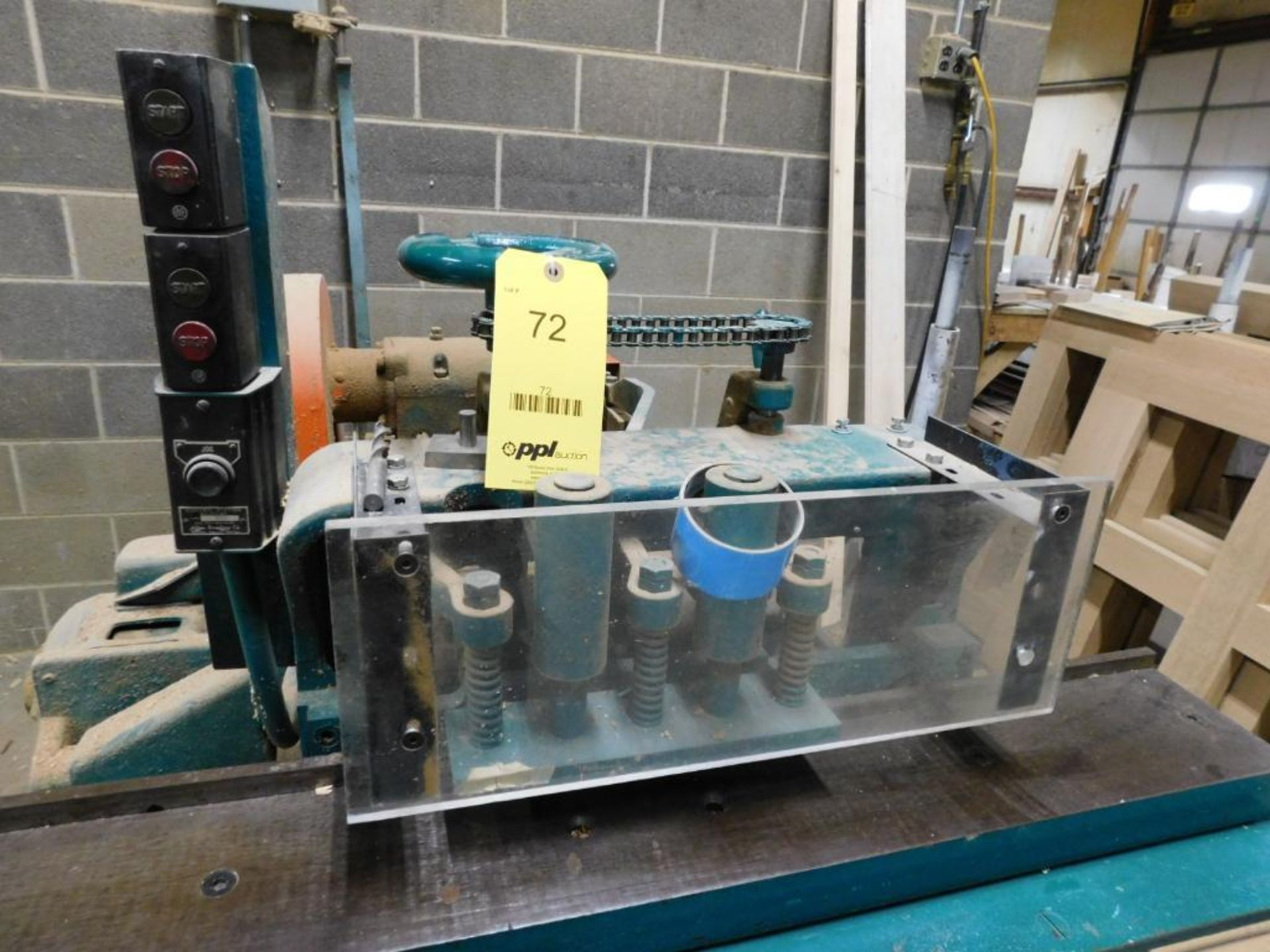 Challoner 4-Position Horizontal Bore Machine, Model 796, S/N 8171, Mechanical Clamping, 12' Table, P - Image 4 of 7