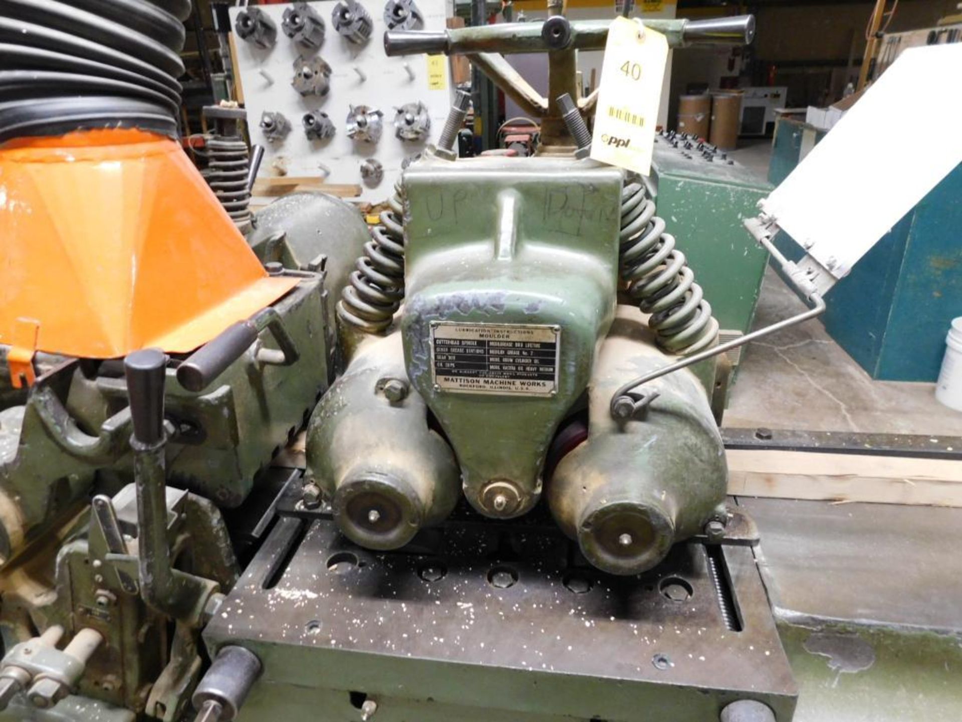 Mattison Moulder, Model 229, S/N 21747, 4-Head, Analog Controls, Cutting Heads - Image 3 of 10