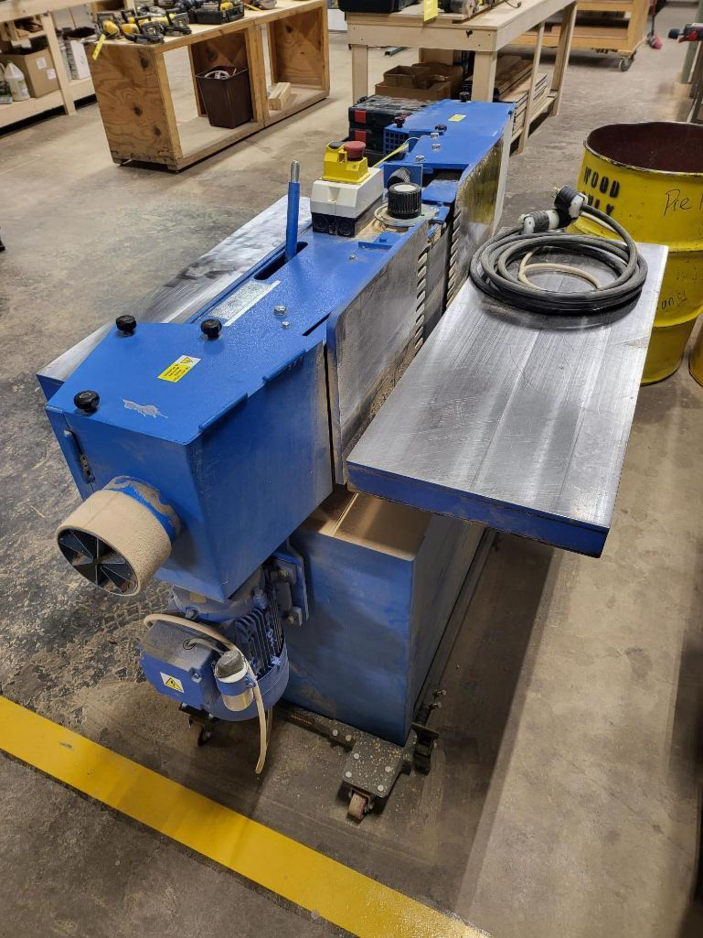 Houfek Double Side Edge Sander, Model HB-1000, S/N 606 (2007), 30 HP, Tilting Push Guide - Image 3 of 5