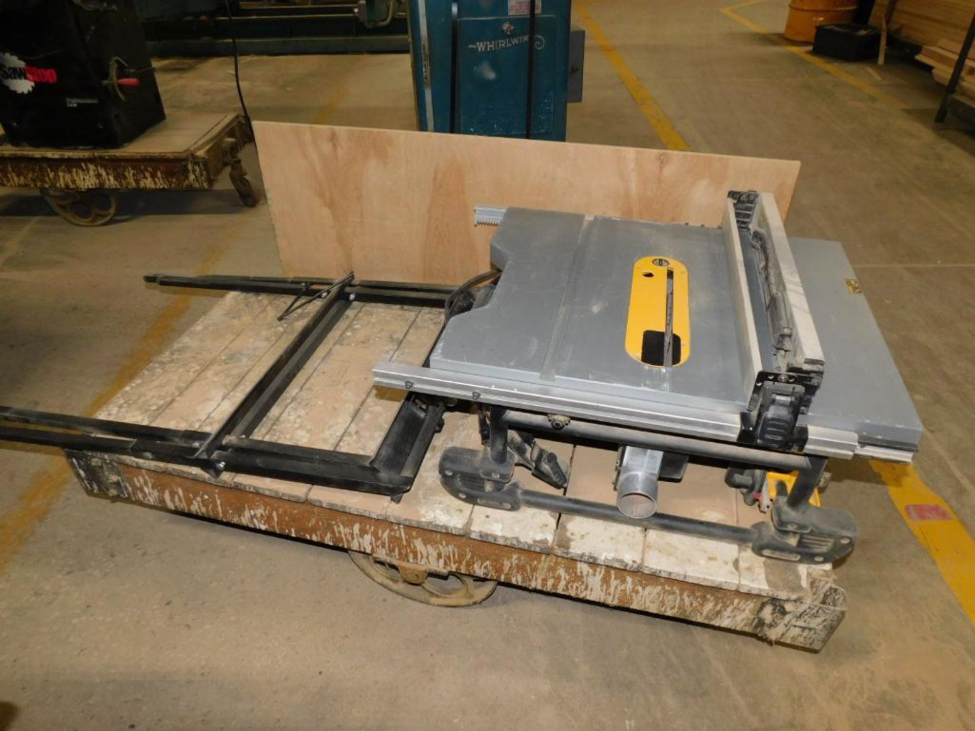 Dewalt Portable 10" Table Saw w/Stand & Rolling Shop Cart