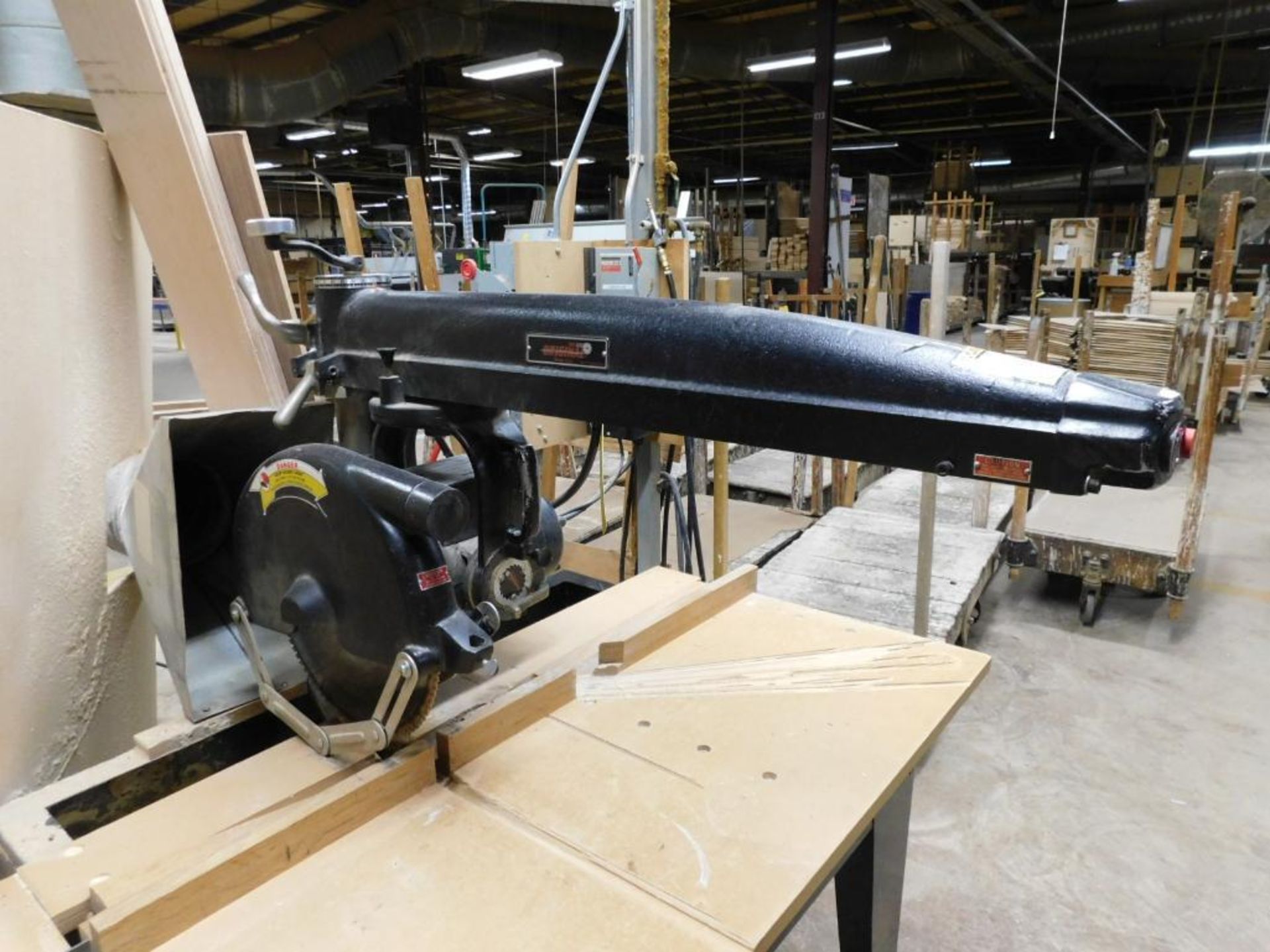 The Original Saw Co. Radial Arm Saw, Model 3546, 18" Throw, 16" Blade, S/N 000900966 - Image 4 of 6