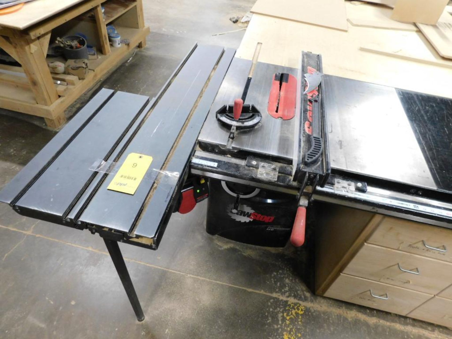Sawstop Table Saw, Model PCS- 31230, S/N P143532354 (2014), 3 HP, Tilting Arbor, Fence - Image 2 of 6
