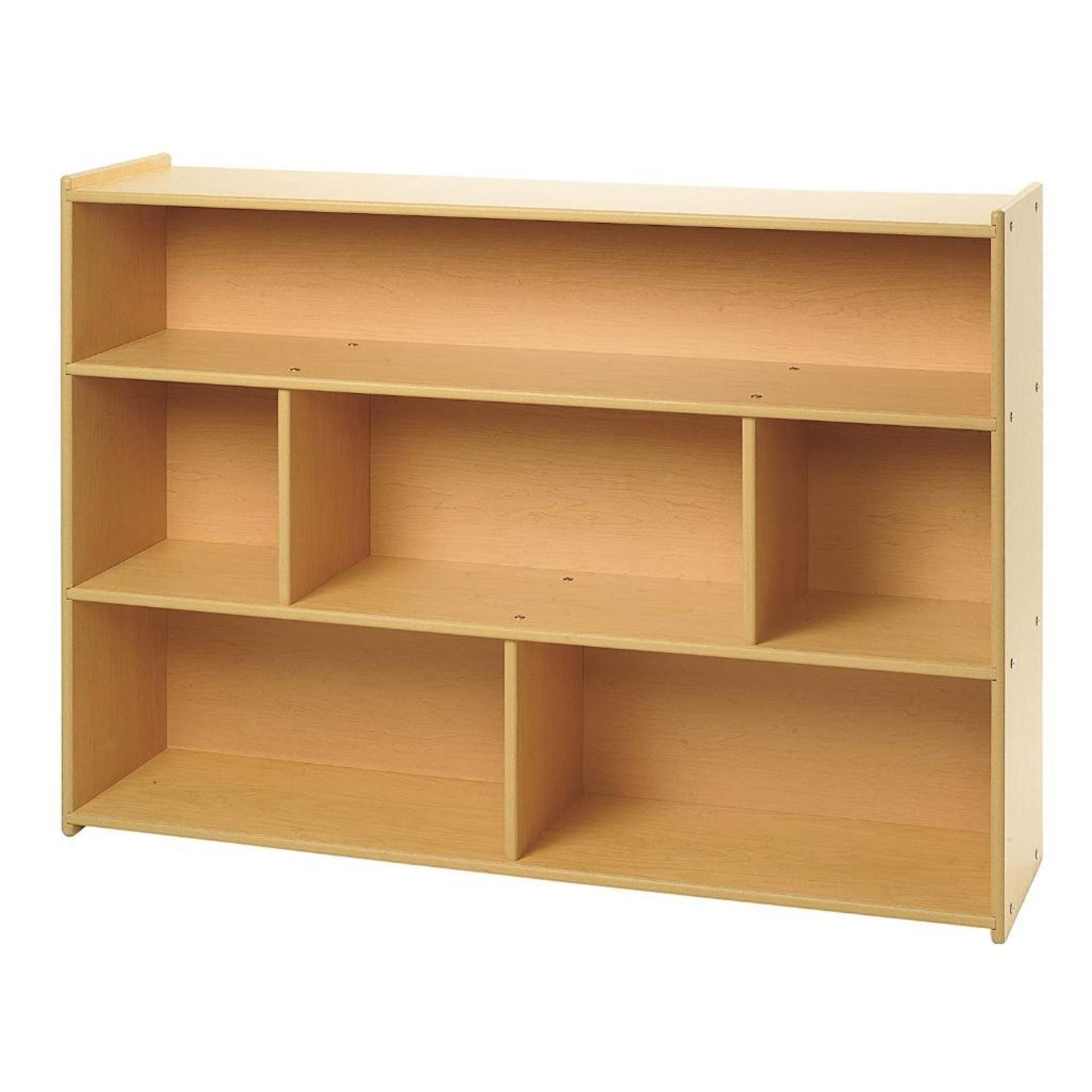 LOT: (2) Children's Factory My Perfect Classroom 36" 3-Shelf Storage