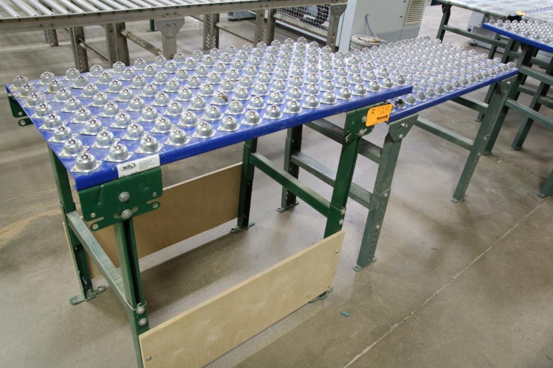 LOT: (3) Ball Transfer Conveyer Tables, All Three are 48" x 24"