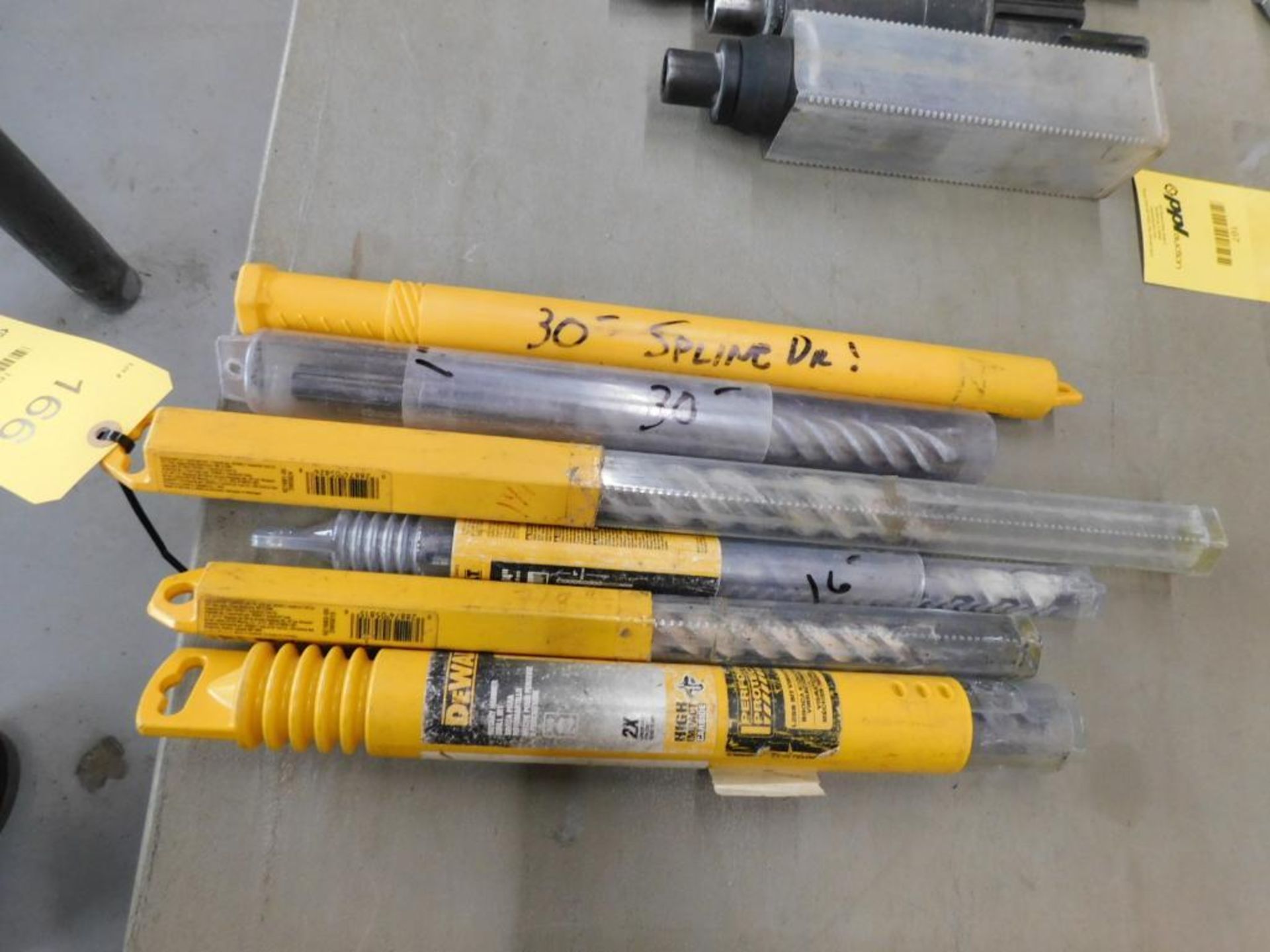 LOT: (6) Assorted SDS Rotary Hammer Drill Bits