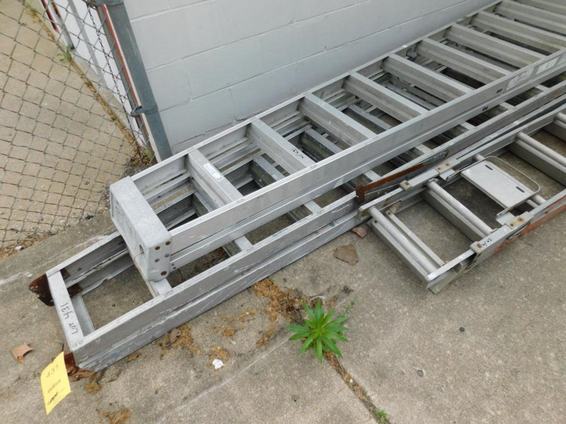 LOT: Aluminum A-Frame Ladders, (2) 12', (1) 8' - Image 3 of 3
