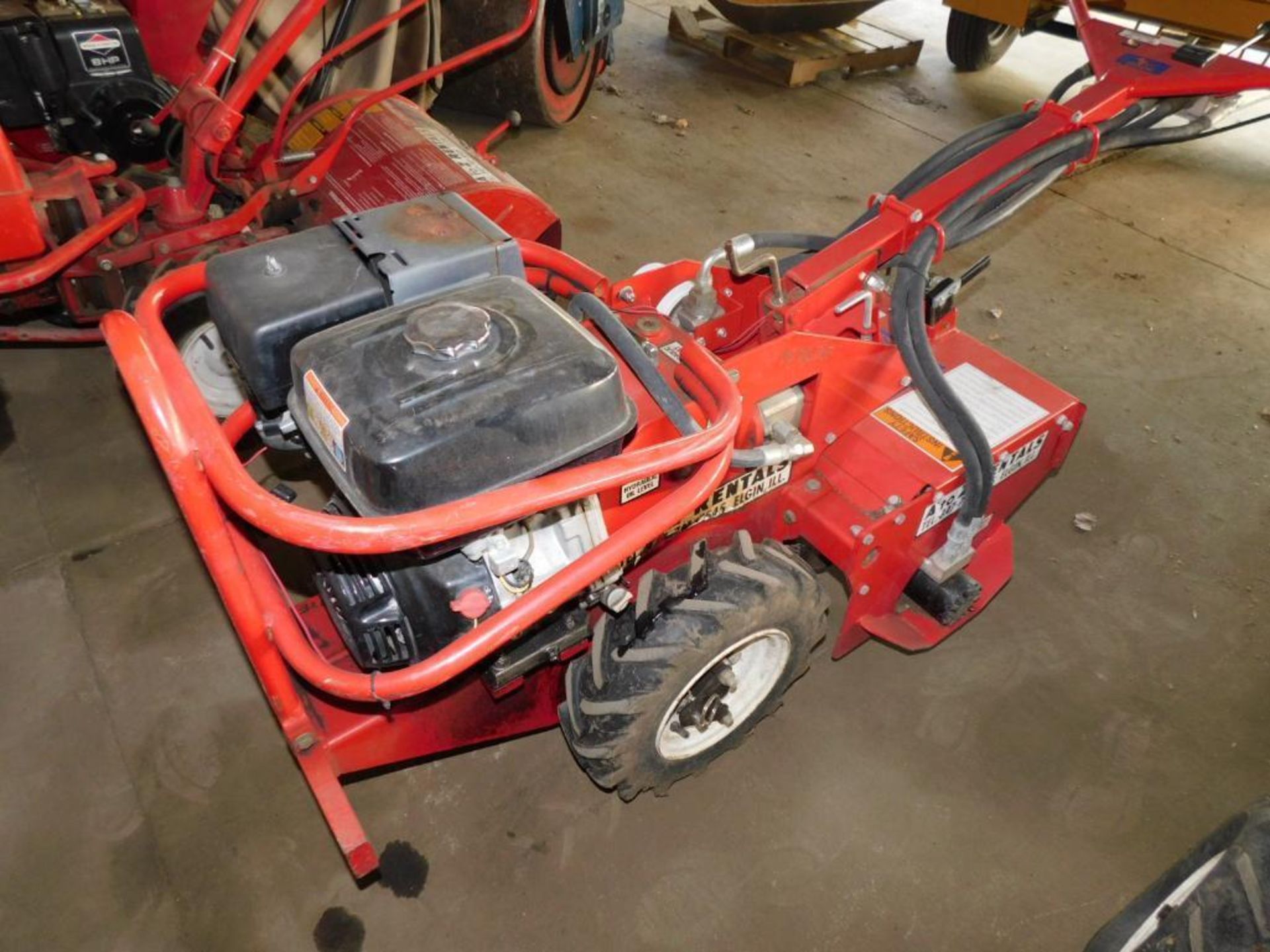 Barreto 918 Hydraulic Rear Tine Tiller, Honda GX270 Gas Motor, 9 HP, 180 Hours Indicated - Image 5 of 8