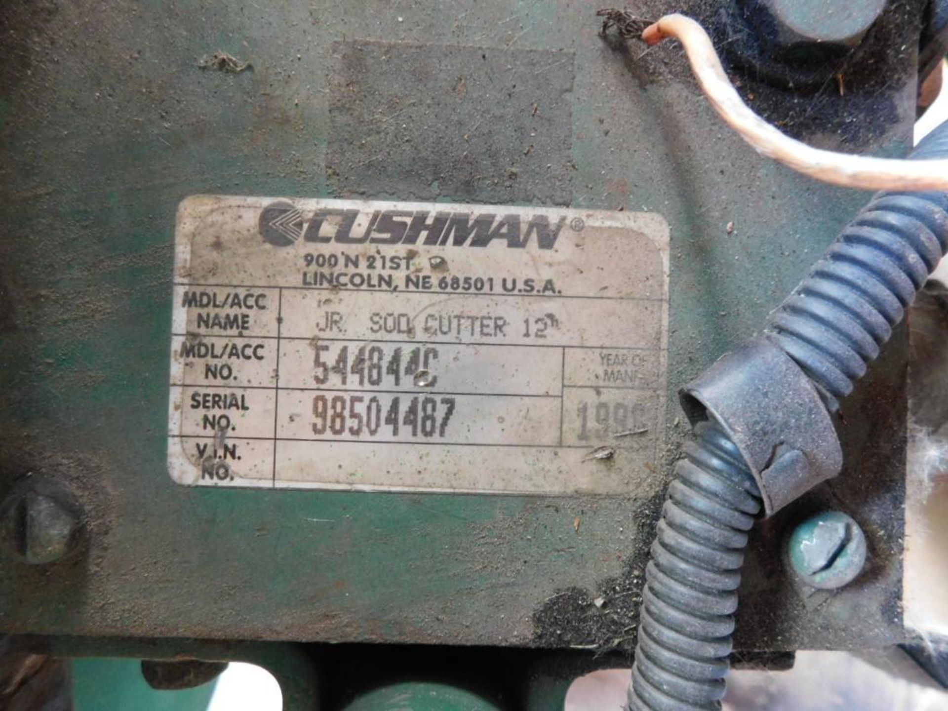 Cushman 12" Jr. Sod Cutter w/Vanguard 6.5 HP, 205 cc Gas Motor - Image 7 of 7