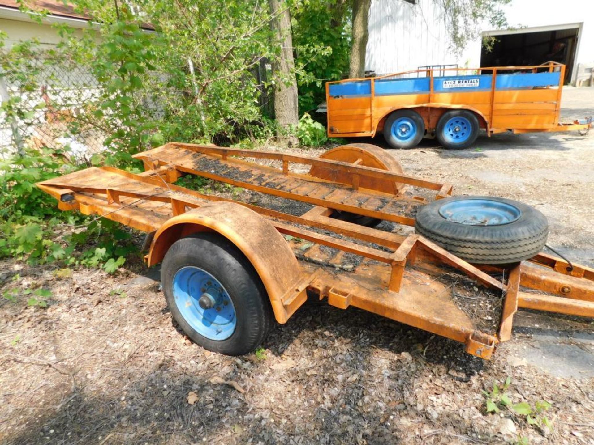 Davis Mfg. M5610001 Single Axle Equipment Trailer - Image 3 of 6