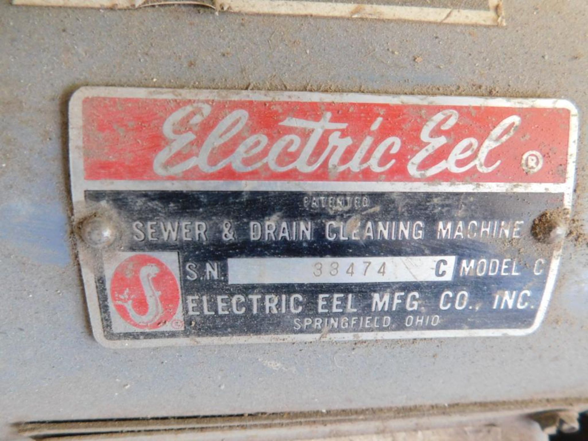 Electric Eel Model C Sewer & Drain Cleaning Machine, 1/2 HP, w/Accessories - Image 4 of 4