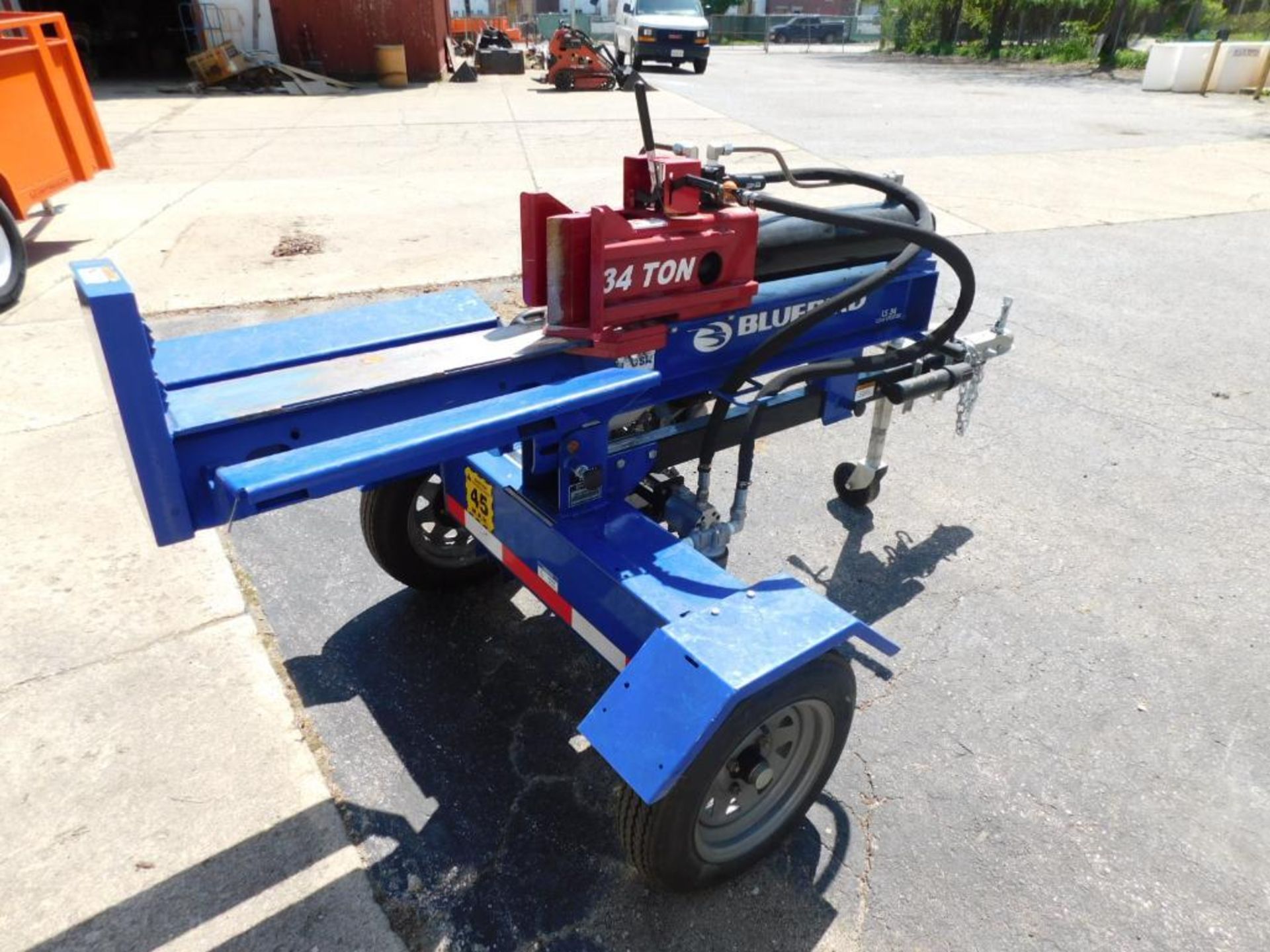 Bluebird LS34 Vertical/Horizontal Log Splitter, 34-Ton Towable, Honda GX270 Gas Motor, VIN 4B9B1L7S6 - Image 4 of 11