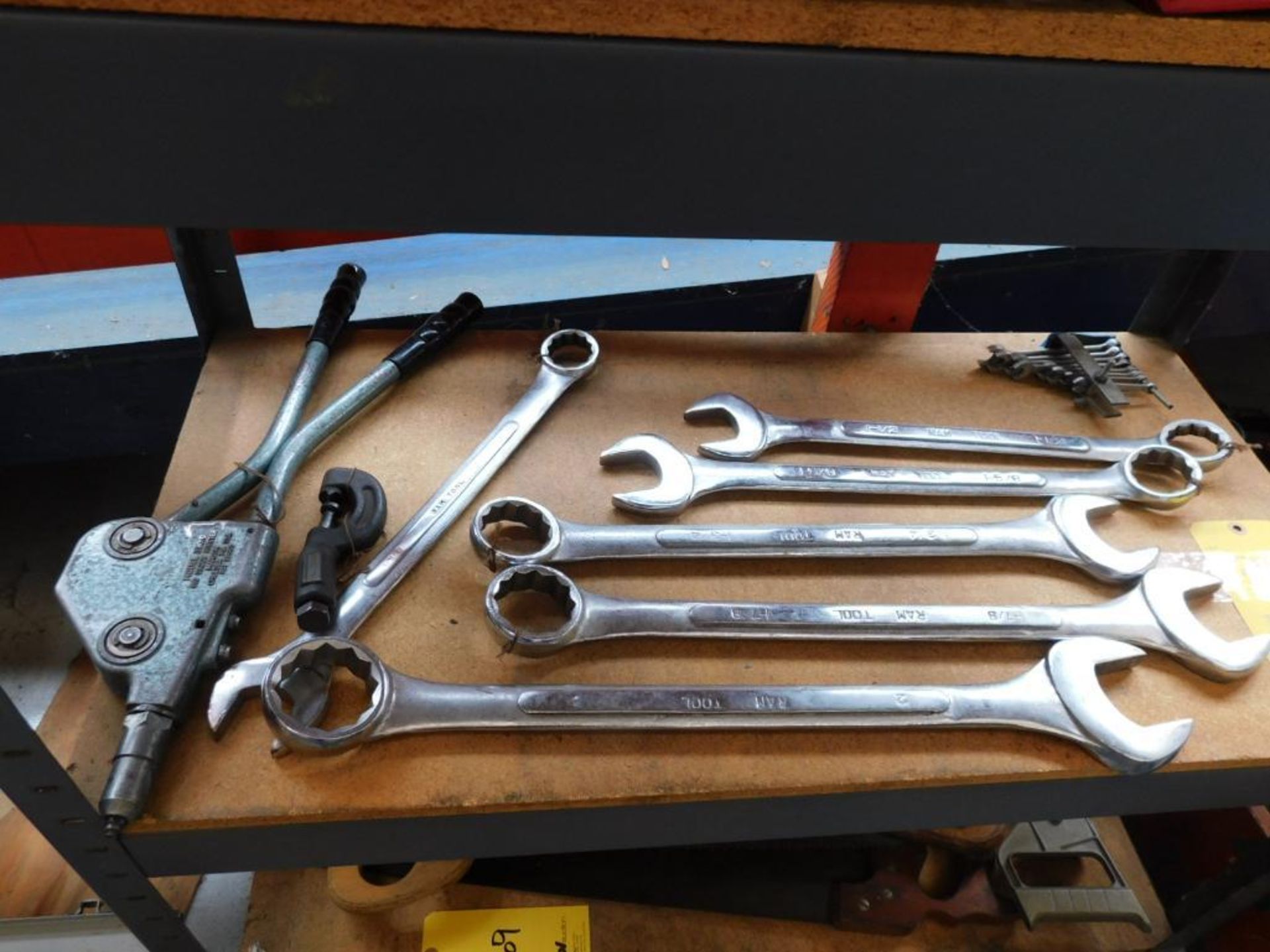 LOT: (6) Assorted Combination Wrenches, Big Daddy Riveter, Wrench Set