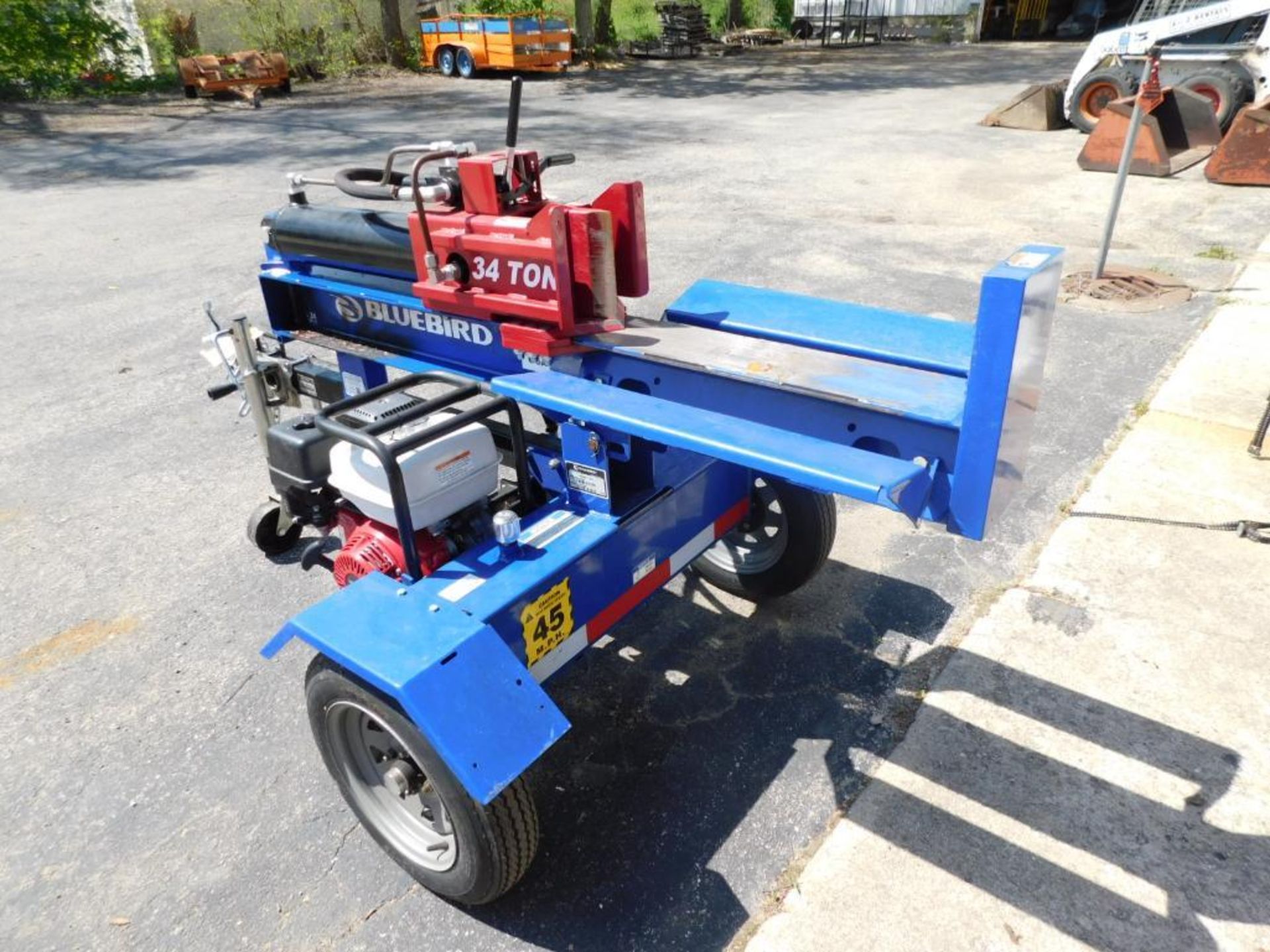 Bluebird LS34 Vertical/Horizontal Log Splitter, 34-Ton Towable, Honda GX270 Gas Motor, VIN 4B9B1L7S6 - Image 2 of 11