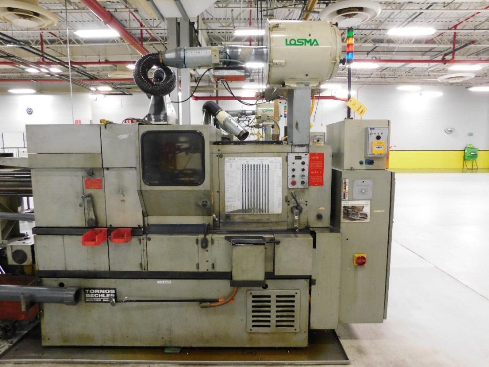 Tornos Bechler BS-20 8-Spindle Automatic Screw Machine, Siemens Coros OP5 Control, S/N BS-201110-B, - Image 2 of 5