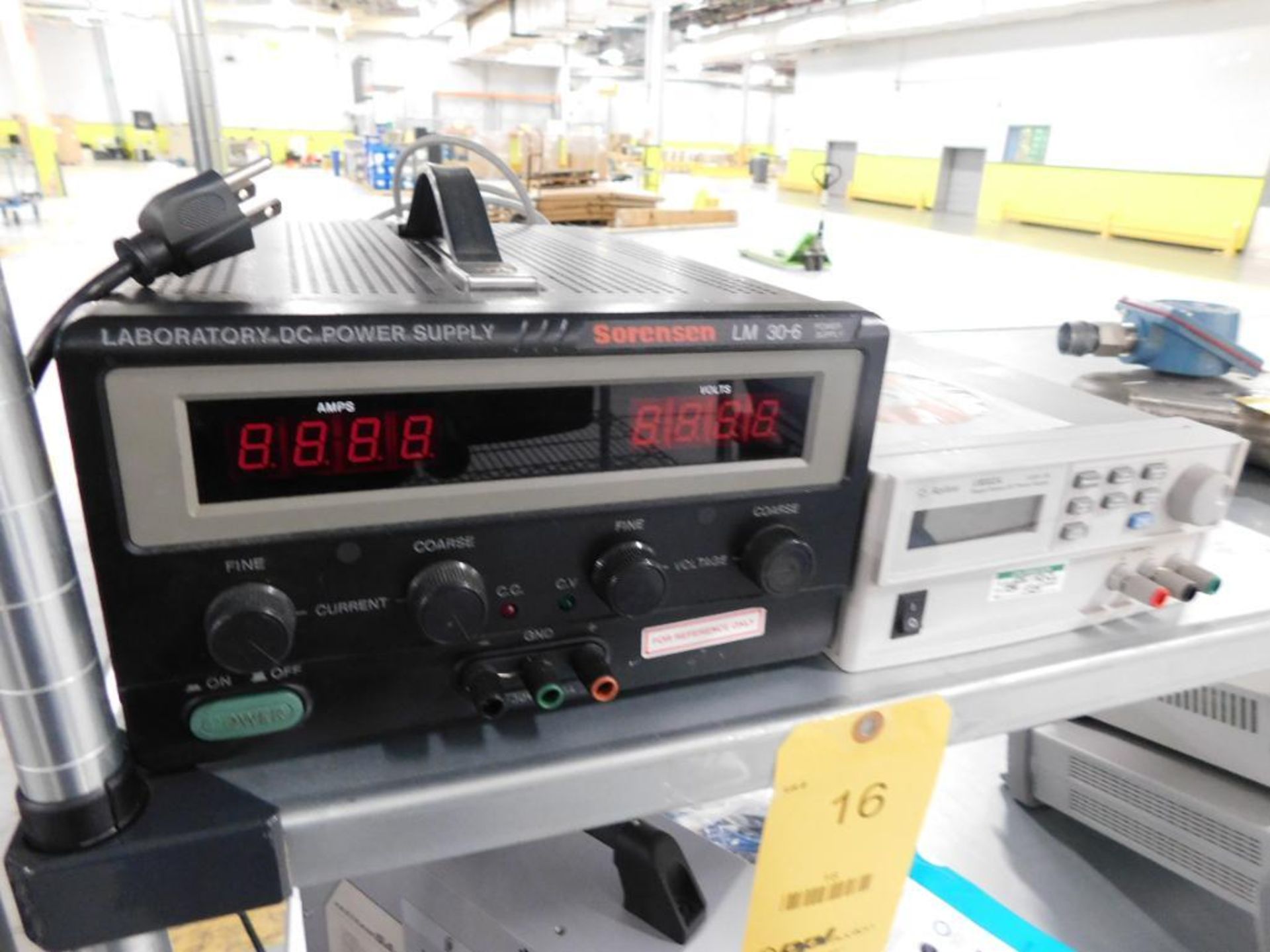 LOT: (1) Sorensen LM-30-6 DC Power Supply, (1) Agilent U8002A DC Power Supply - Image 2 of 2