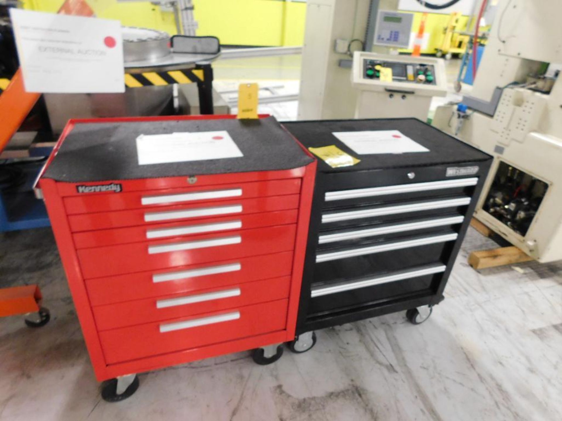 LOT: (1) Kennedy Rolling Tool Box, (1) Westward Rolling Tool Box