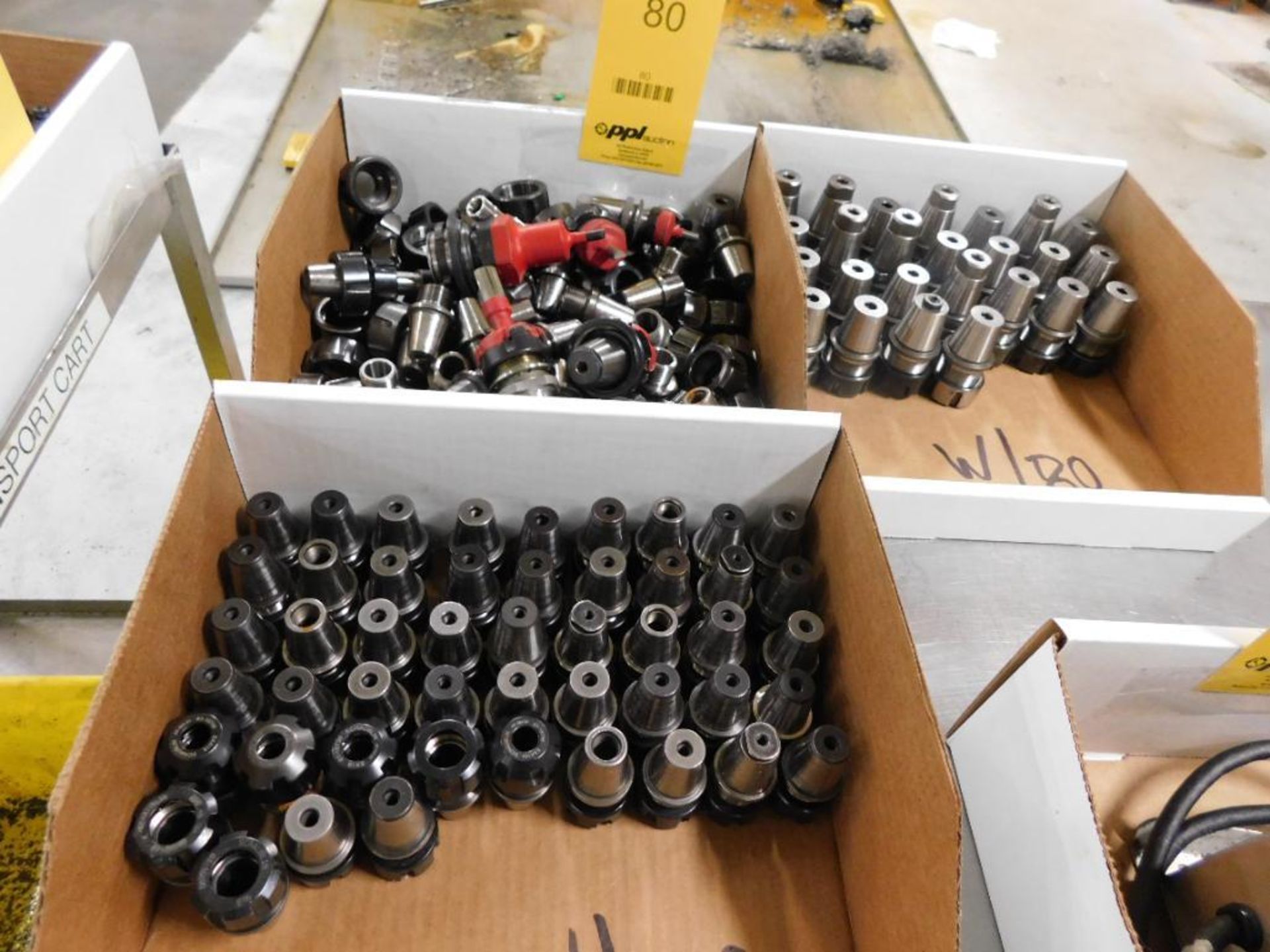 LOT: Assorted ER Collet Holders (Located in Screw Machine Room)