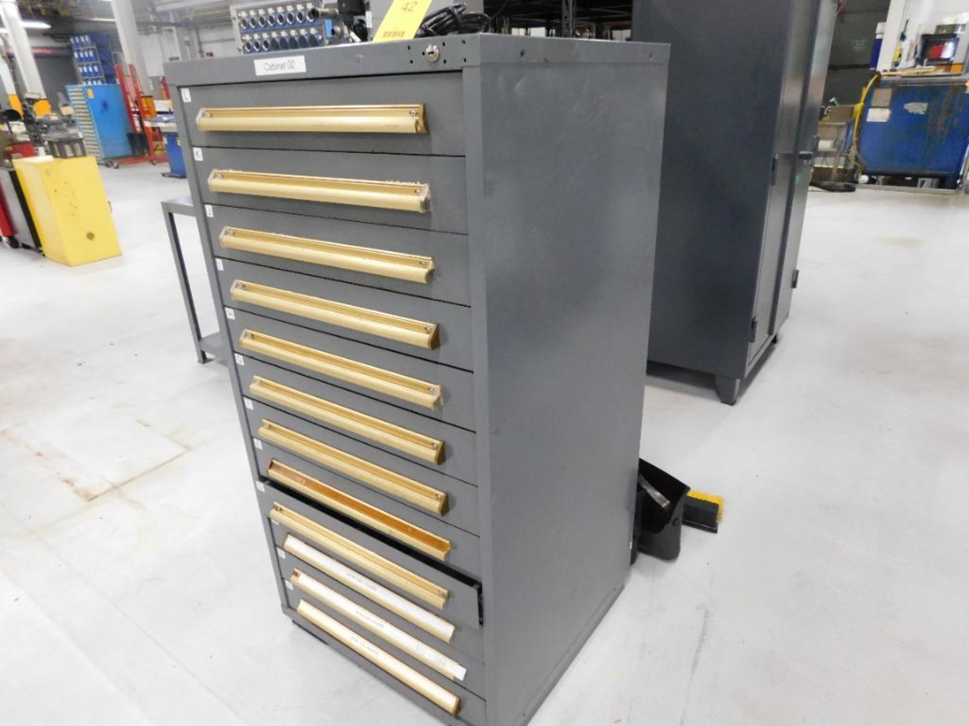 12-Drawer Tooling Cabinet (Located in Screw Machine Room)