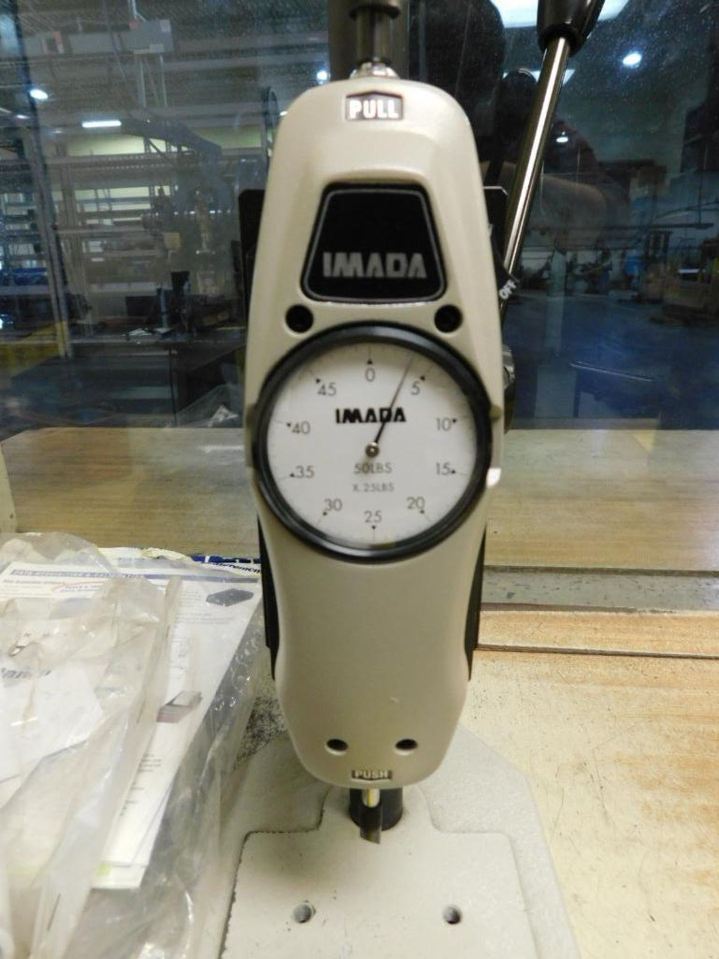 Imada LV-220-C Tension and Compression Force Gage, w/Accessories, S/N 167323 - Image 3 of 4