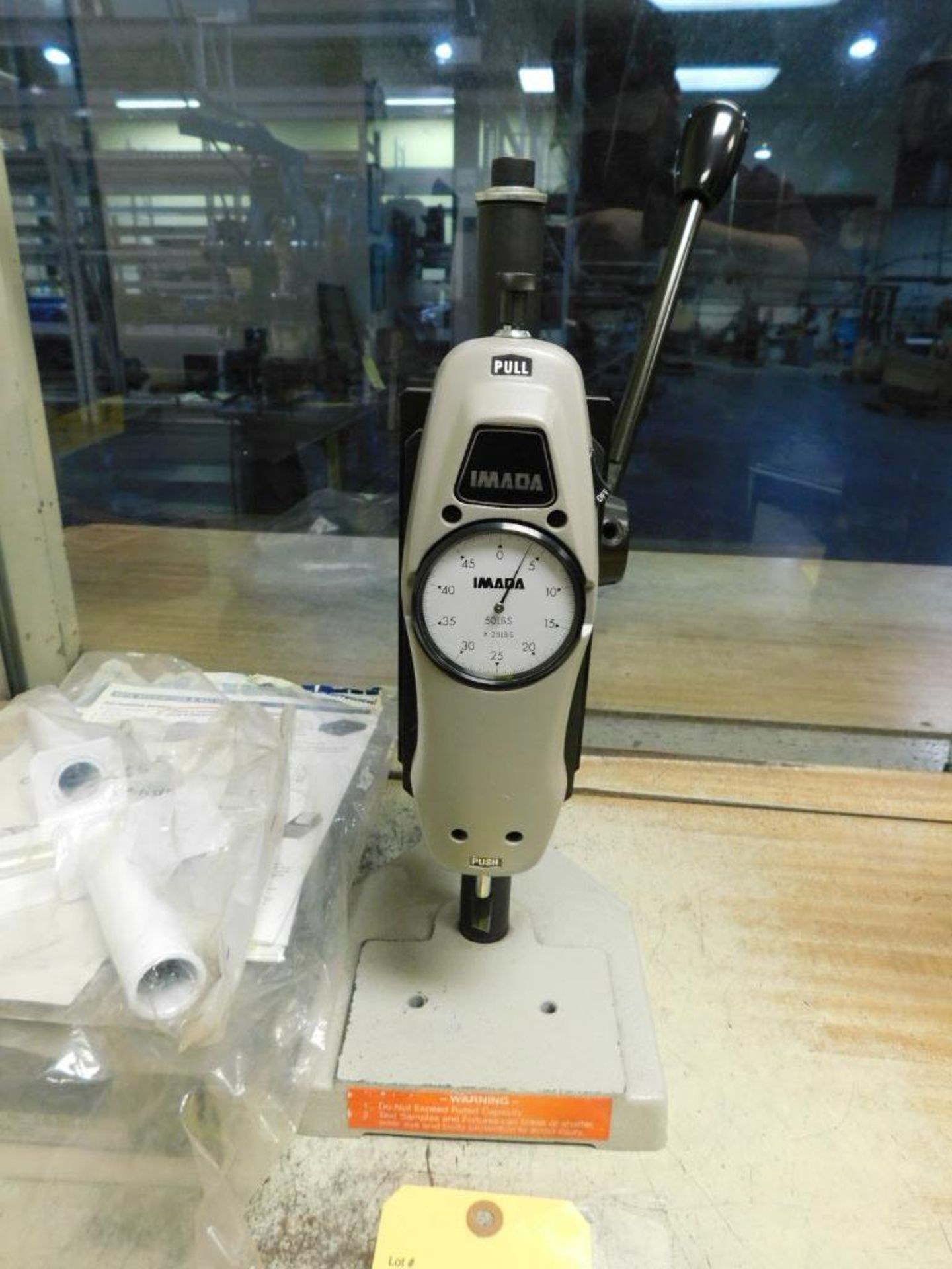 Imada LV-220-C Tension and Compression Force Gage, w/Accessories, S/N 167323 - Image 2 of 4