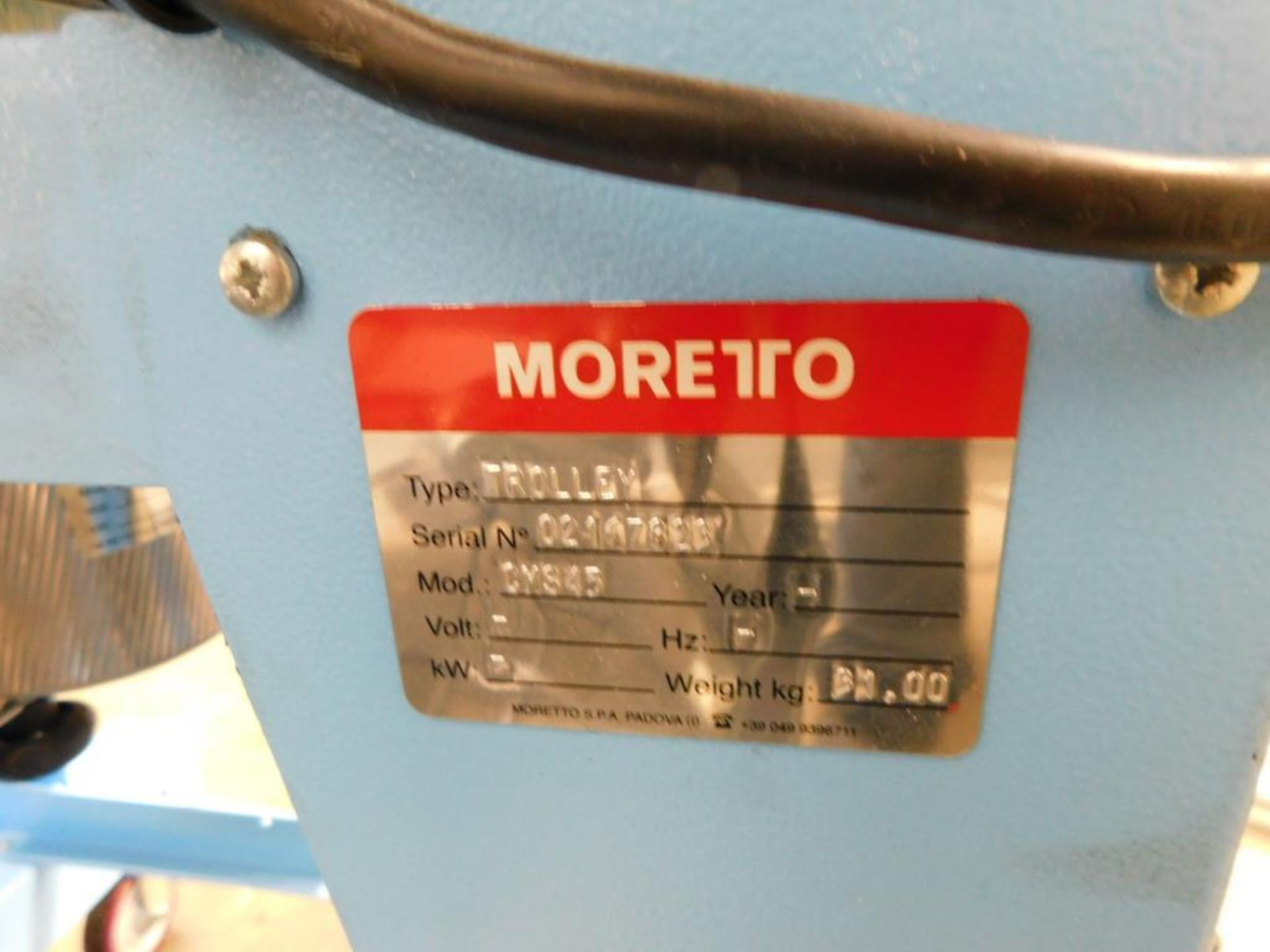 Moretto OTX80 Portable Material Dryer 100 Lb. Capacity Top Loaded Insulated Hopper, AEC Vacuum Loade - Image 5 of 8