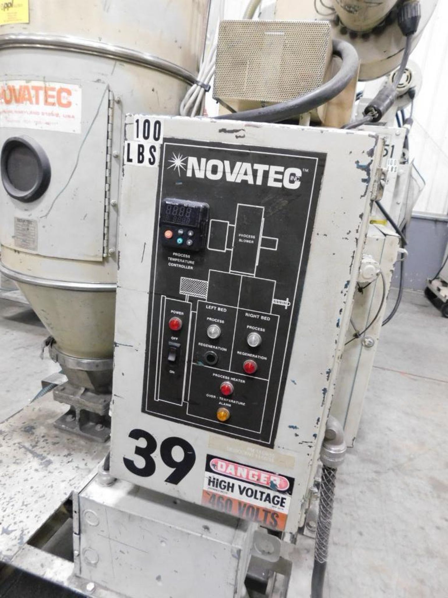 Novatec MB-25 100 Lb. Portable Material Dryer, S/N 3-9001-2726 - Image 3 of 5