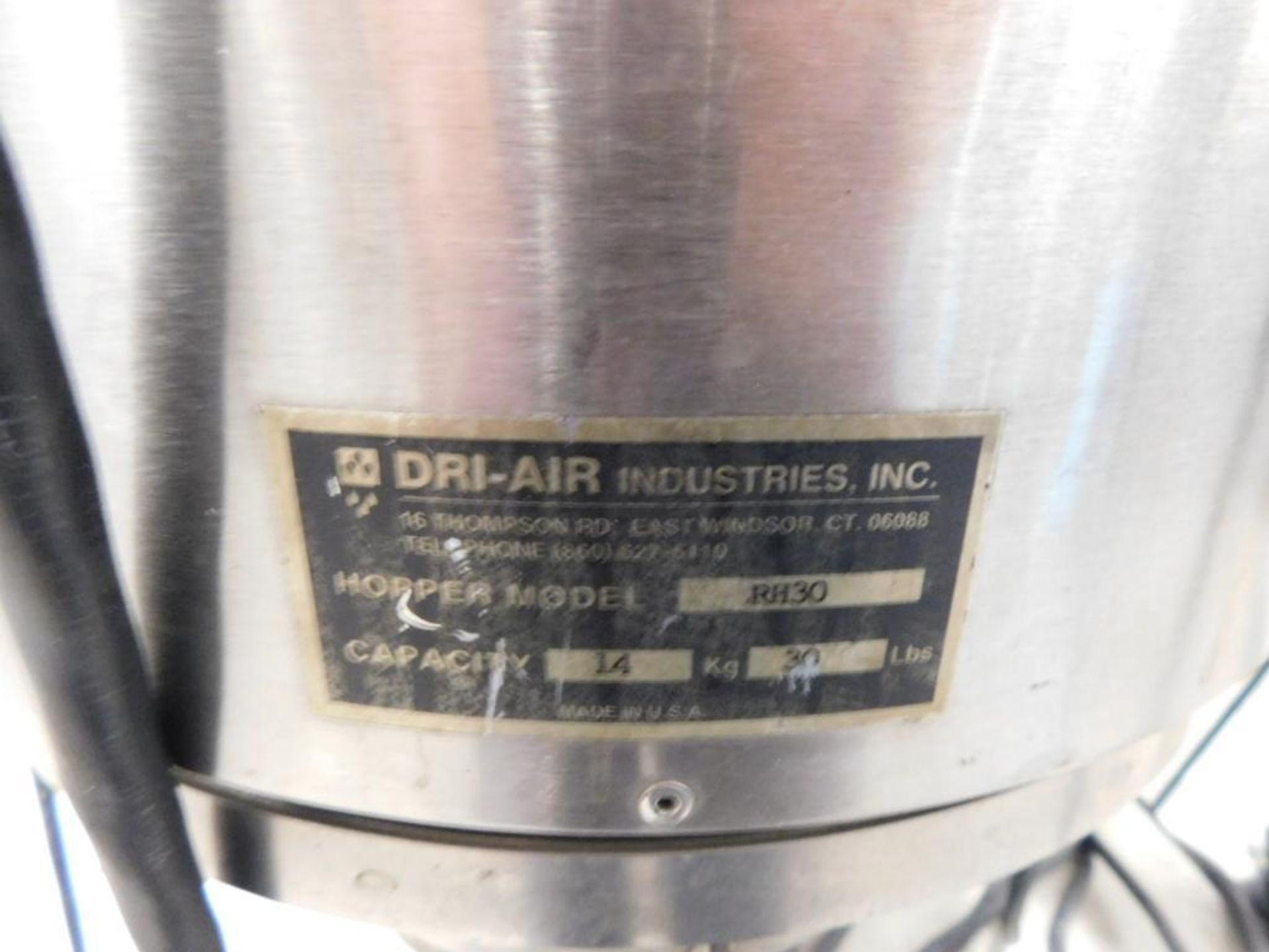 Dri Air AHM-1 30 Lb. Portable Material Dryer, S/N D14063 - Image 8 of 8