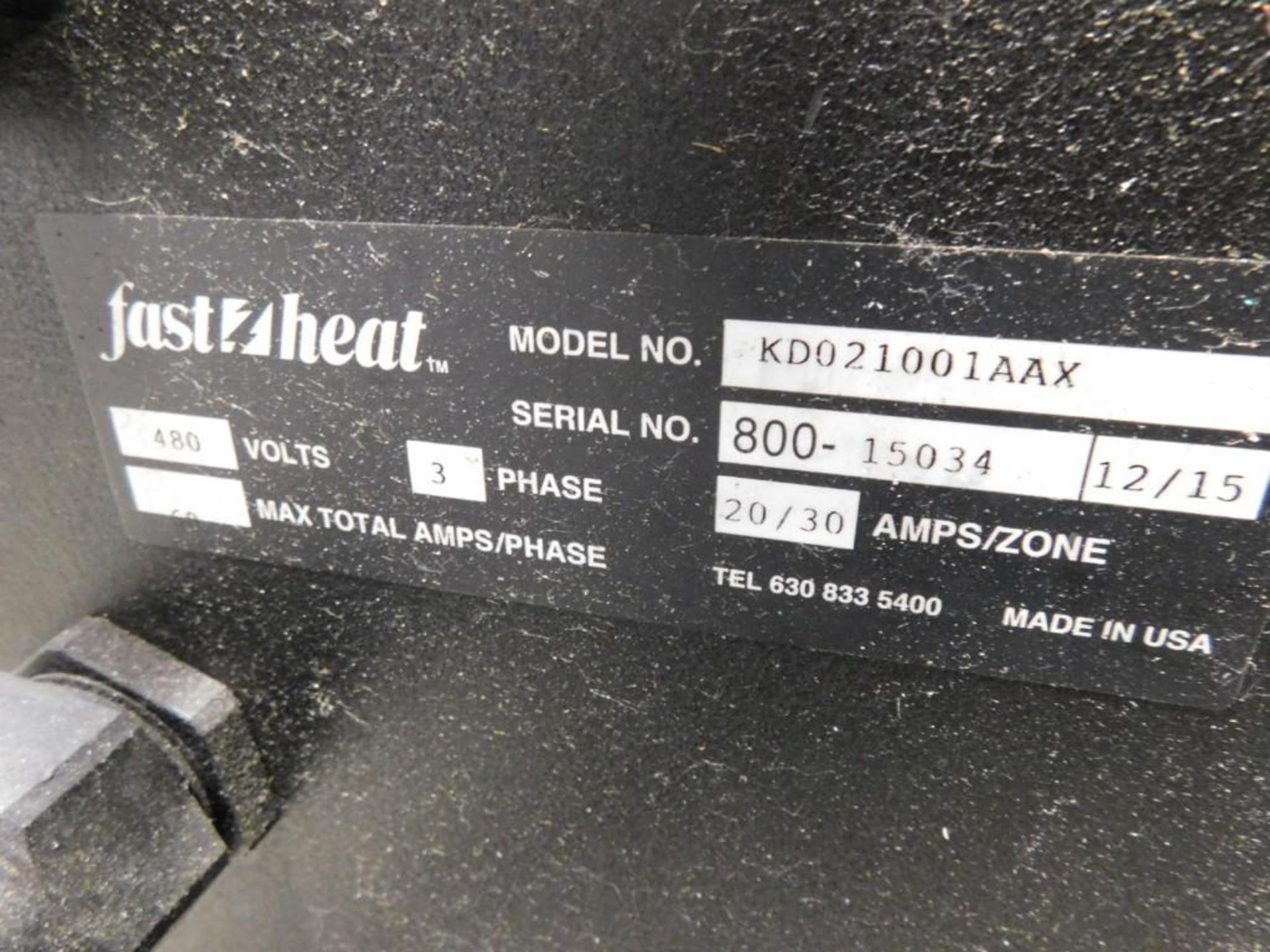 Fast Heat KP040006AAX Hot Runner Control, S/N 800-15030 - Image 6 of 6