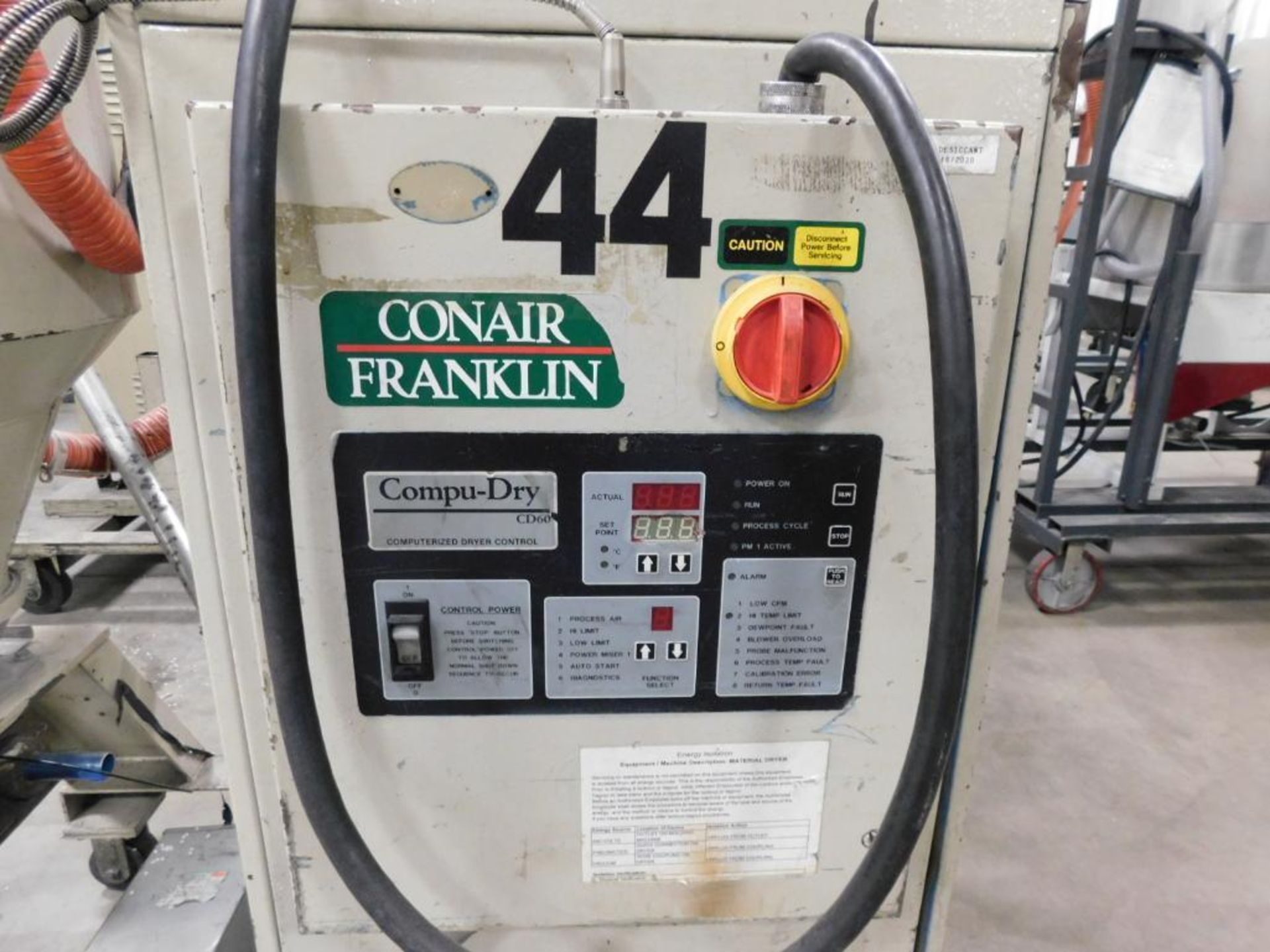Conair Franklin D60A4000000 Portable Material Dryer, S/N 0D1728 - Image 4 of 5