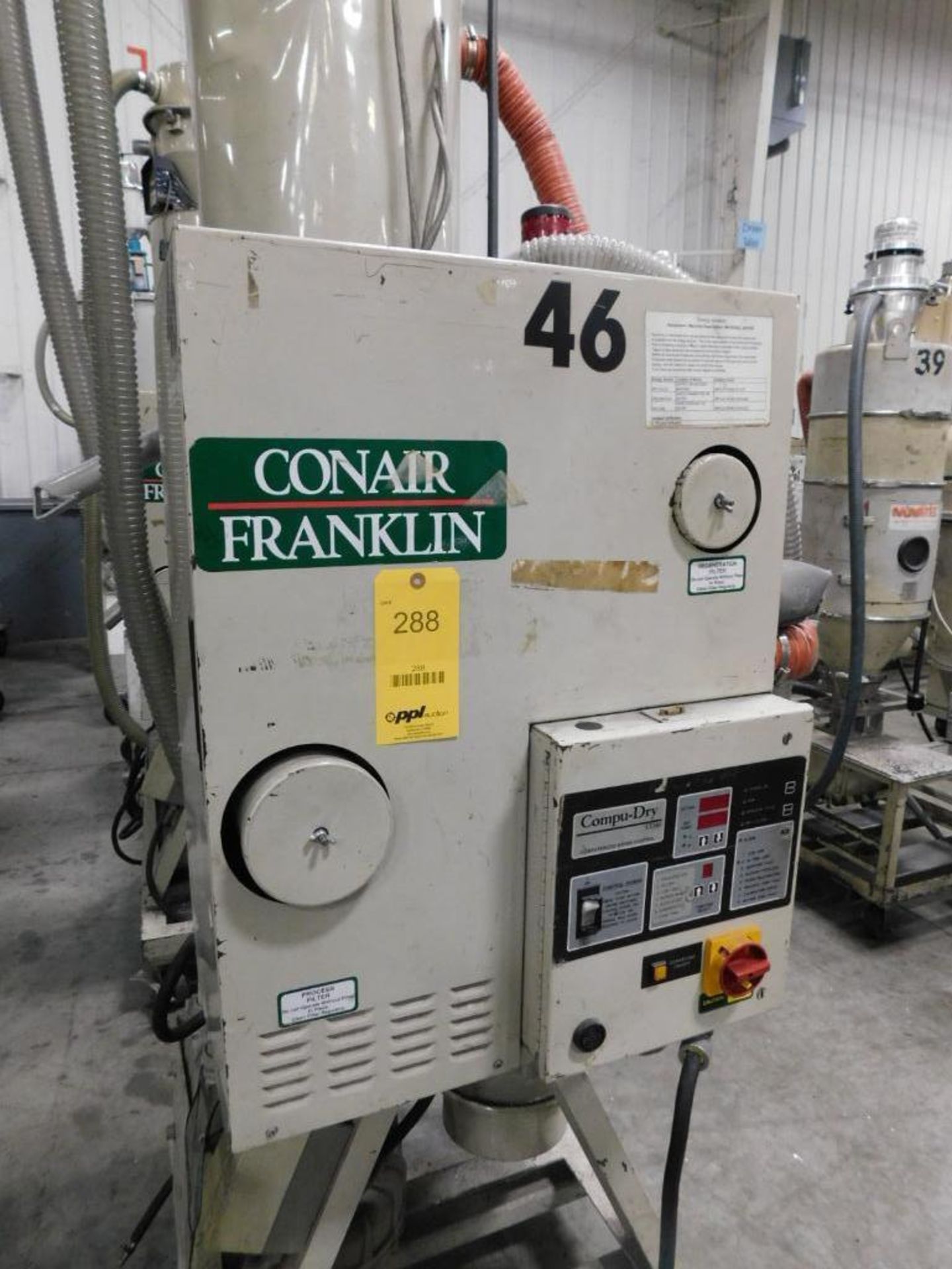 Conair Franklin Desiccant Material Dryer Unit, Approx. 100 Lb. Capacity Top Side Vacuum Loaded Gravi - Image 2 of 6