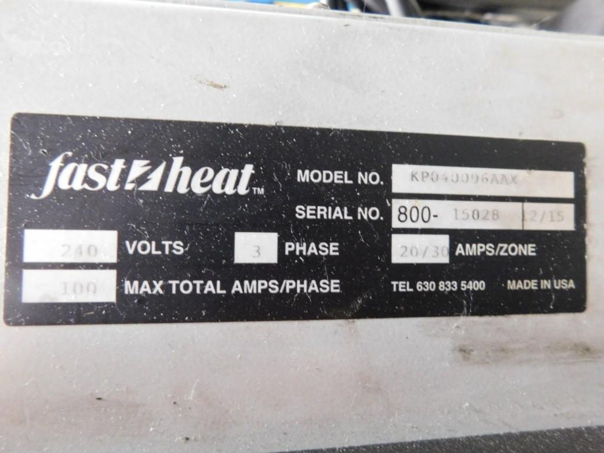 Fast Heat KP040006AAX Hot Runner Control, S/N 800-15028 - Image 5 of 5