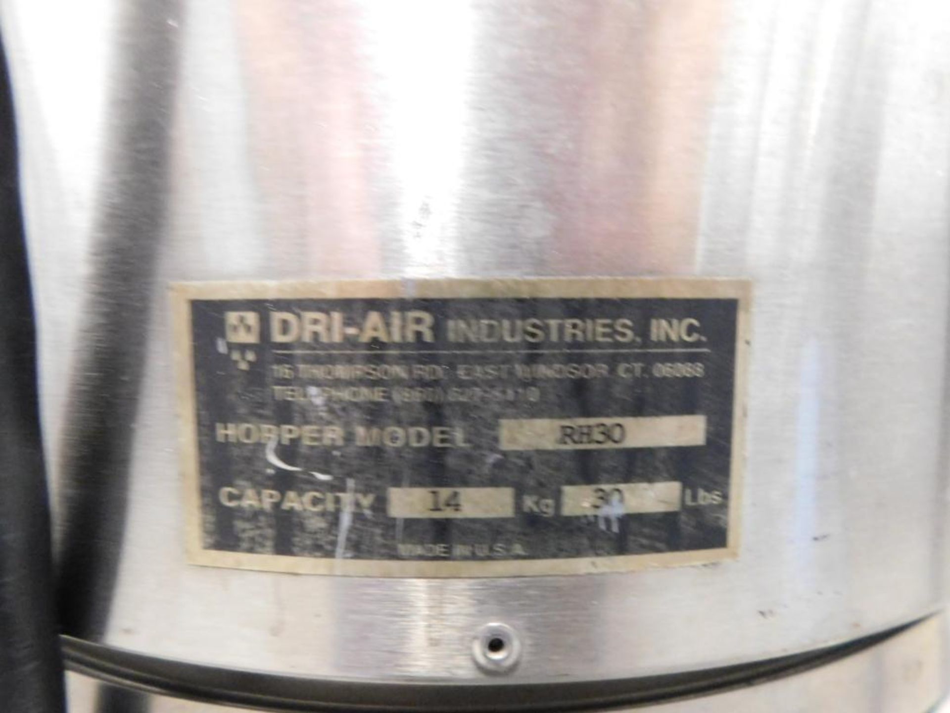 Dri Air AHM-1 30 Lb. Portable Material Dryer, S/N D14063 - Image 7 of 8