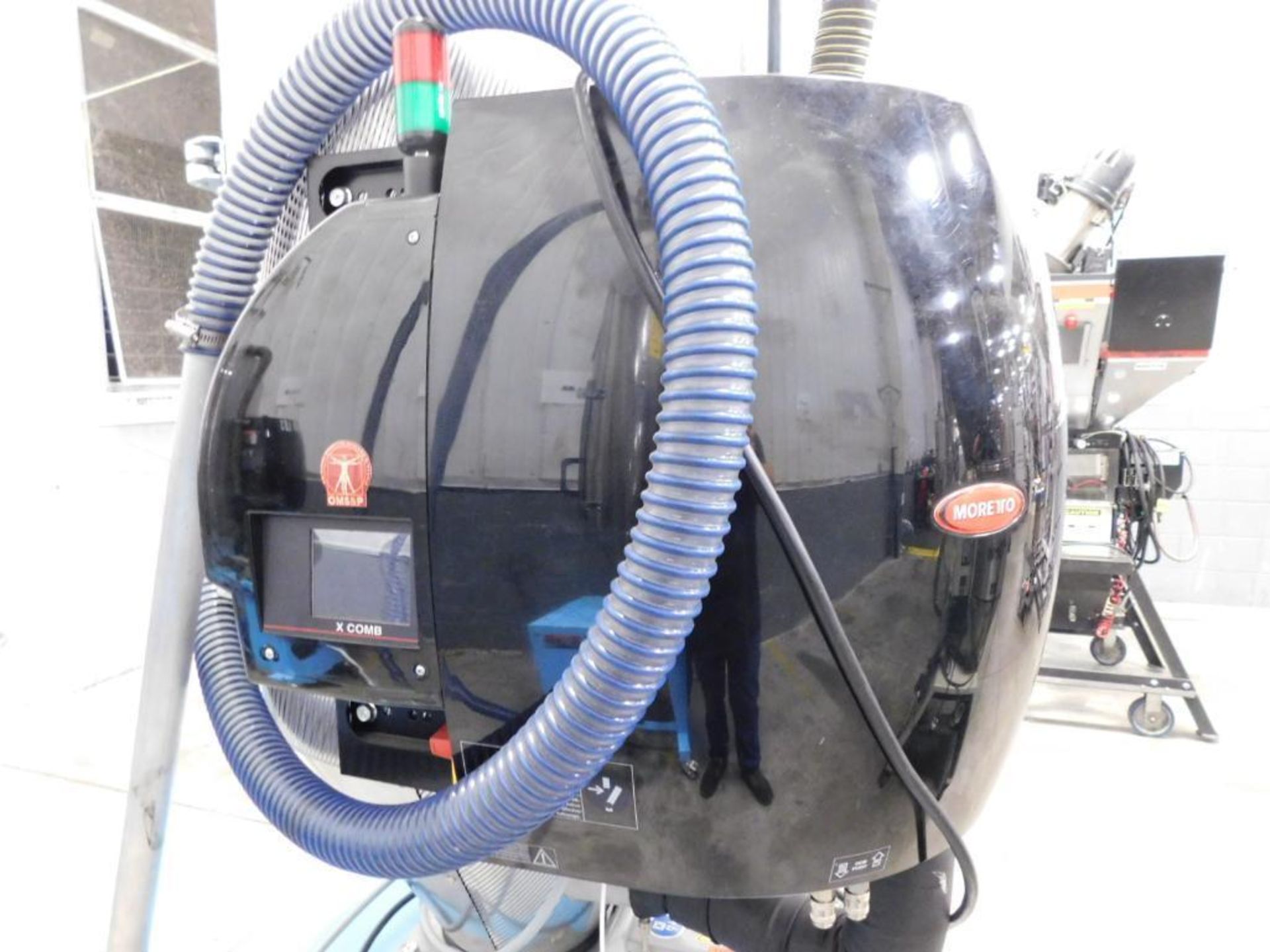 Moretto XD18 Portable Material Dryer 150 Lb. Capacity Top Loaded Insulated Hopper, AEC Vacuum Loader - Image 6 of 11