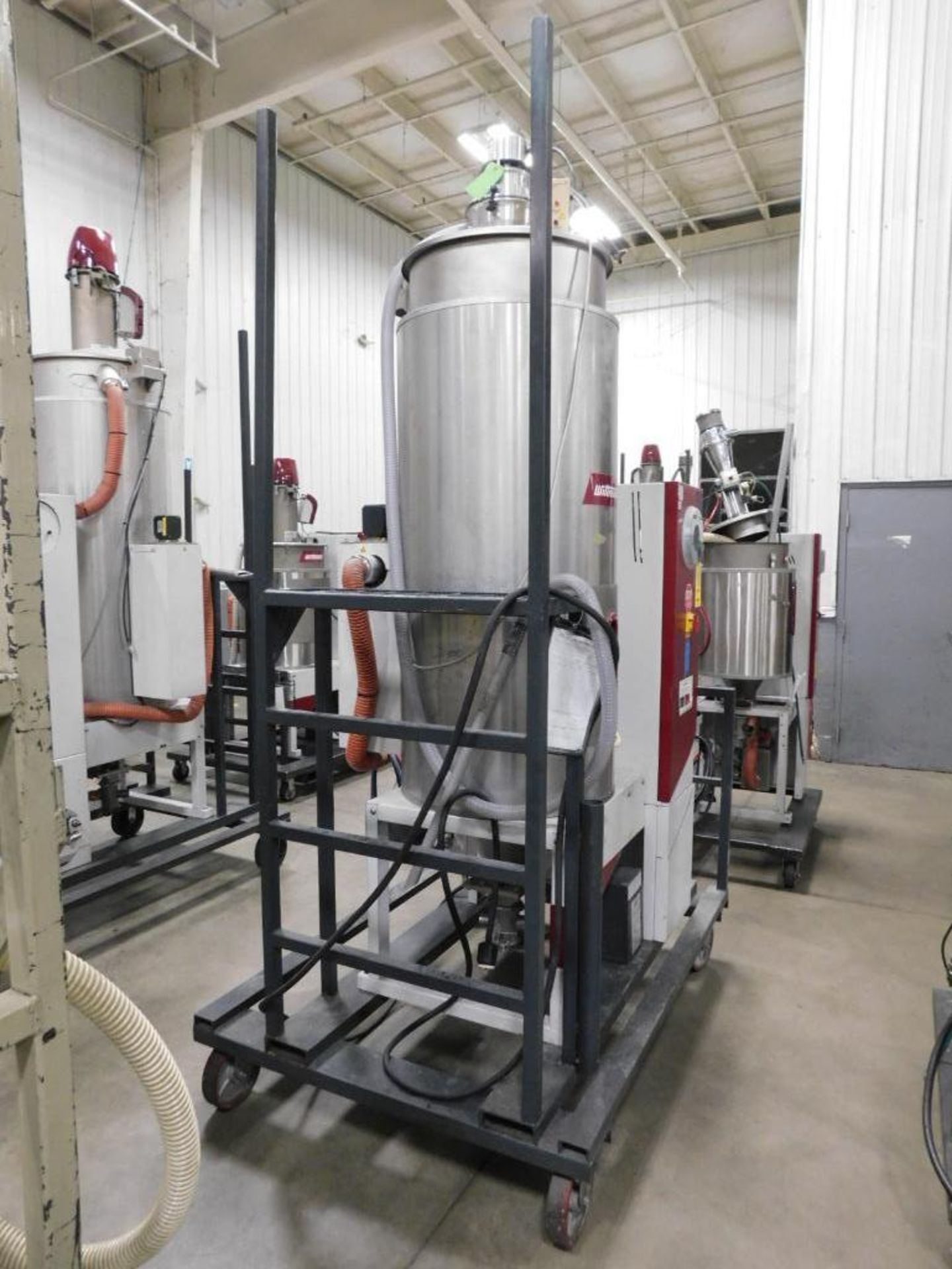 Wittmann Desiccant Material Dryer Unit, 565 Lb. Capacity Top Side Vacuum Loaded Gravity Bottom Disch - Image 7 of 8
