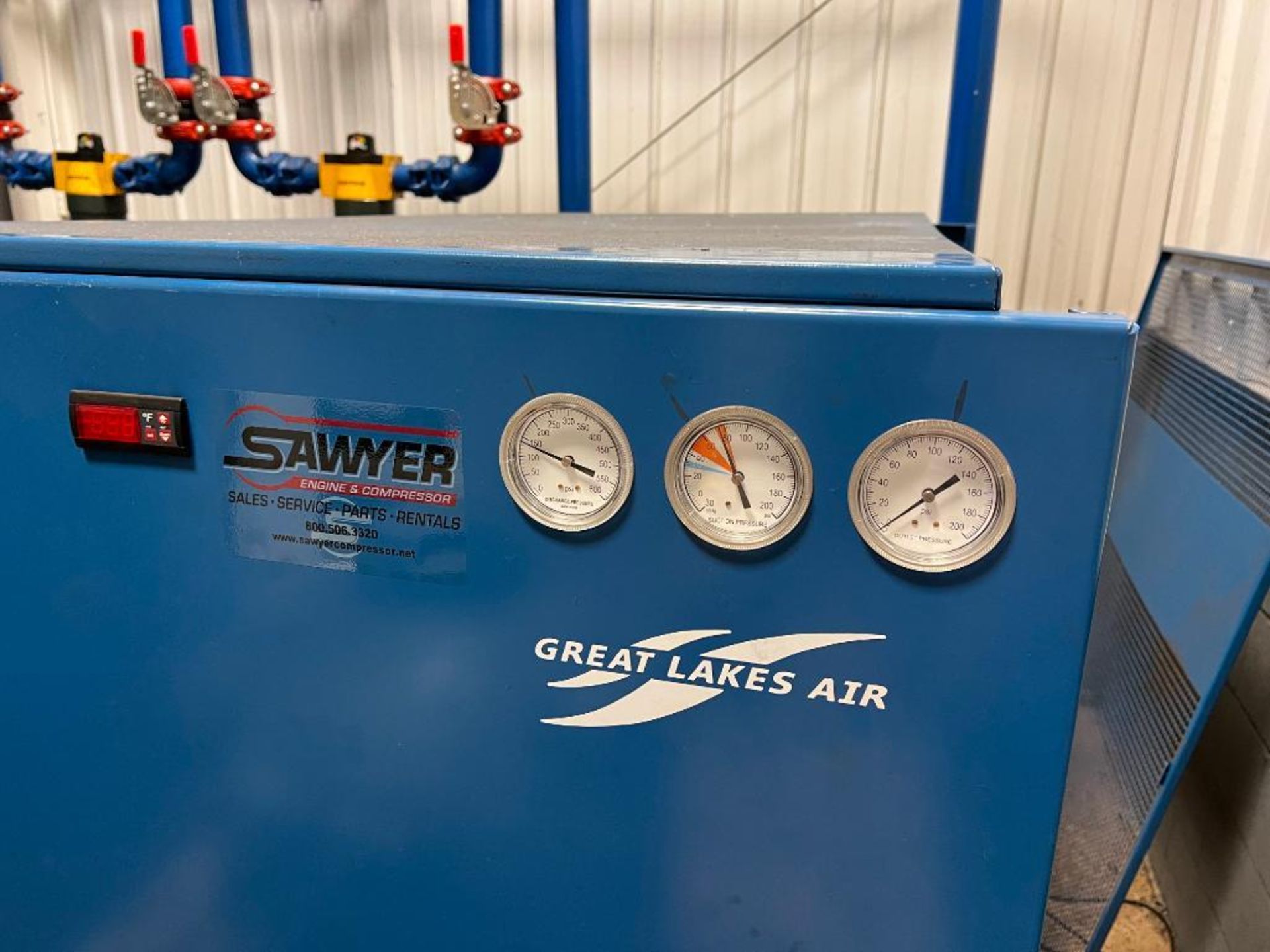 Great Lakes GTX-800A-436 Air Cycling Refrigerated Air Dryer, S/N 54640 (2017) - Image 3 of 4