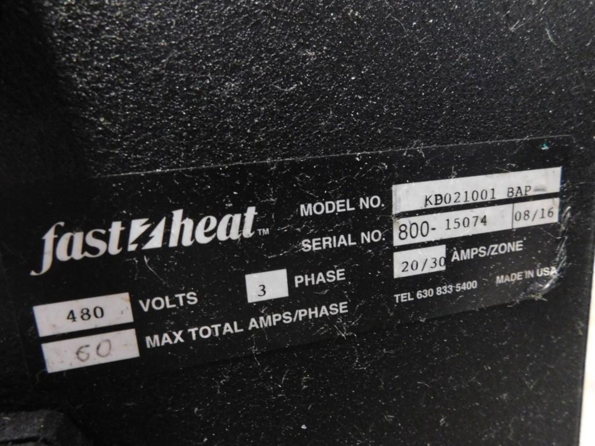 Fast Heat KP040012BAP Hot Runner Control, S/N 800-15072 - Image 4 of 5