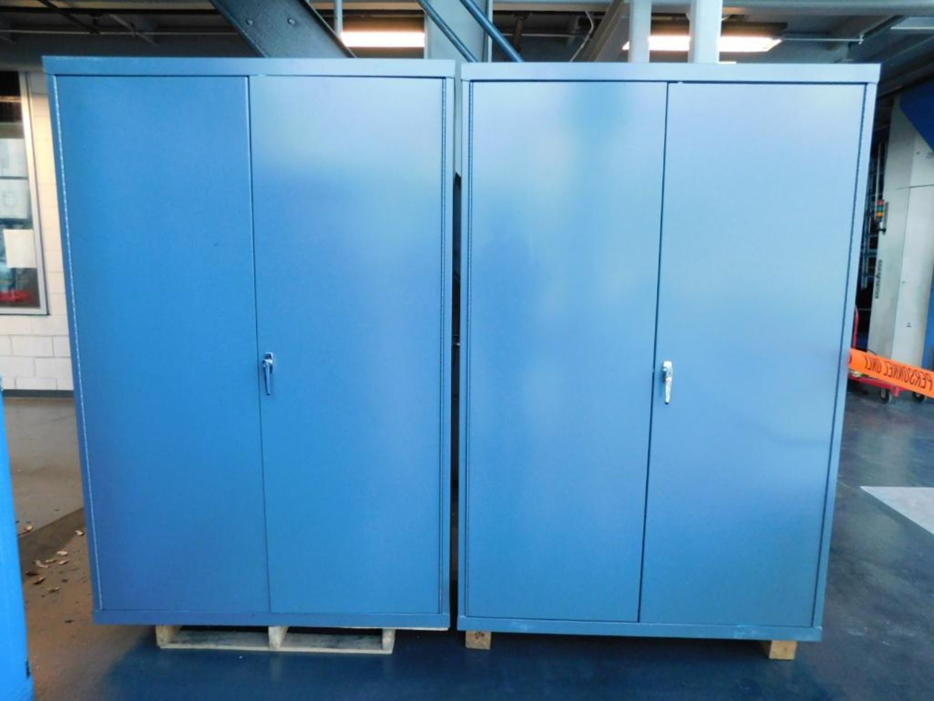LOT: (1) Durham Mfg. HD Cabinet, (9) Assorted Cabinets (LOCATION: OUTSIDE PRESS CONTROL ROOM, 2ND FL - Image 3 of 6
