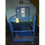 Vestil Forkliftable Rolling Safety Man Cage, 48" x 36" (MISSING (1) WHEEL) (LOCATION: IN MAIL ROOM,